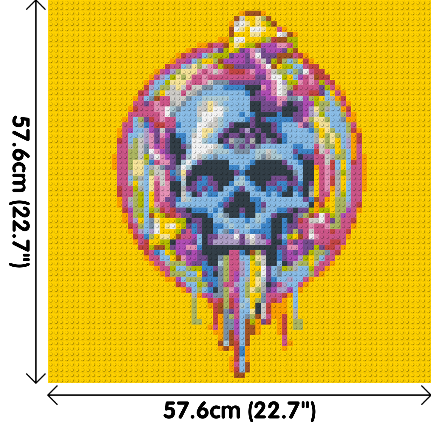 Colourful Magic Skull - Brick Art Mosaic Kit