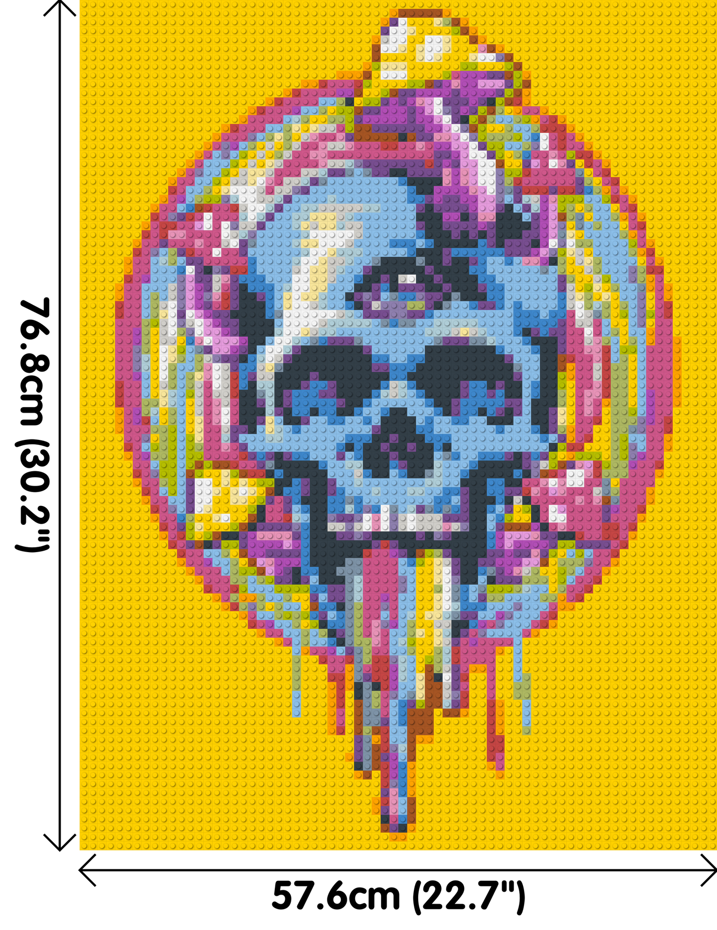 Colourful Magic Skull - Brick Art Mosaic Kit