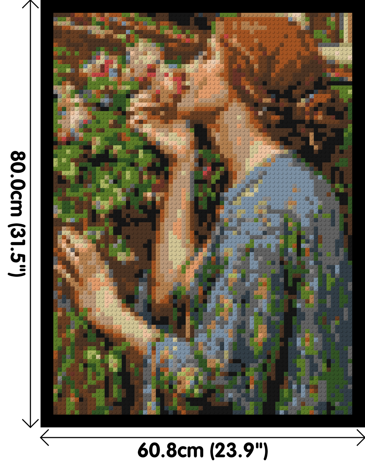 The Soul of The Rose by J. W. Waterhouse - Brick Art Mosaic Kit