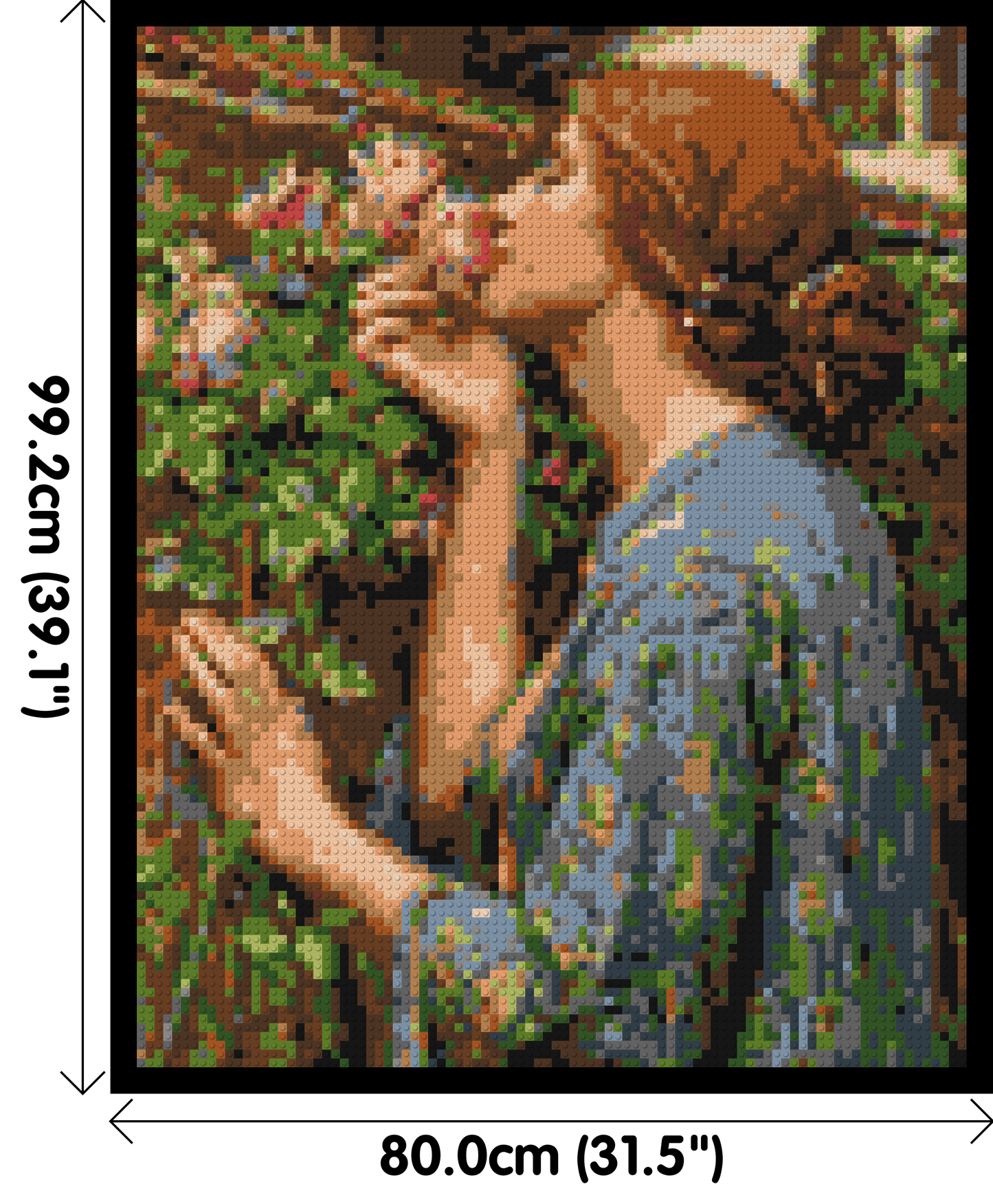 The Soul of The Rose by J. W. Waterhouse - Brick Art Mosaic Kit