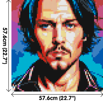 Johnny Depp - Brick Art Mosaic Kit