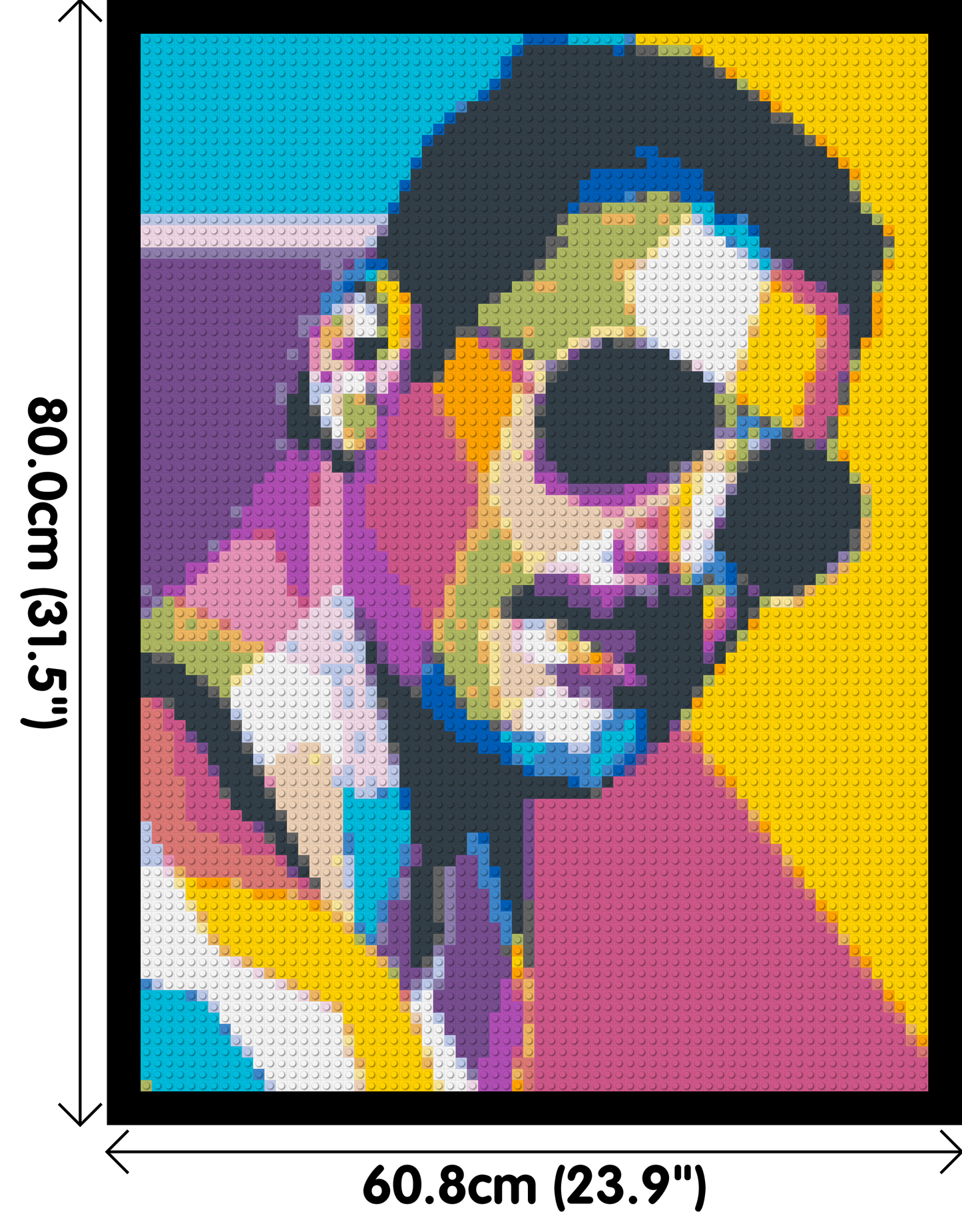 Freddie Mercury - Brick Art Mosaic Kit