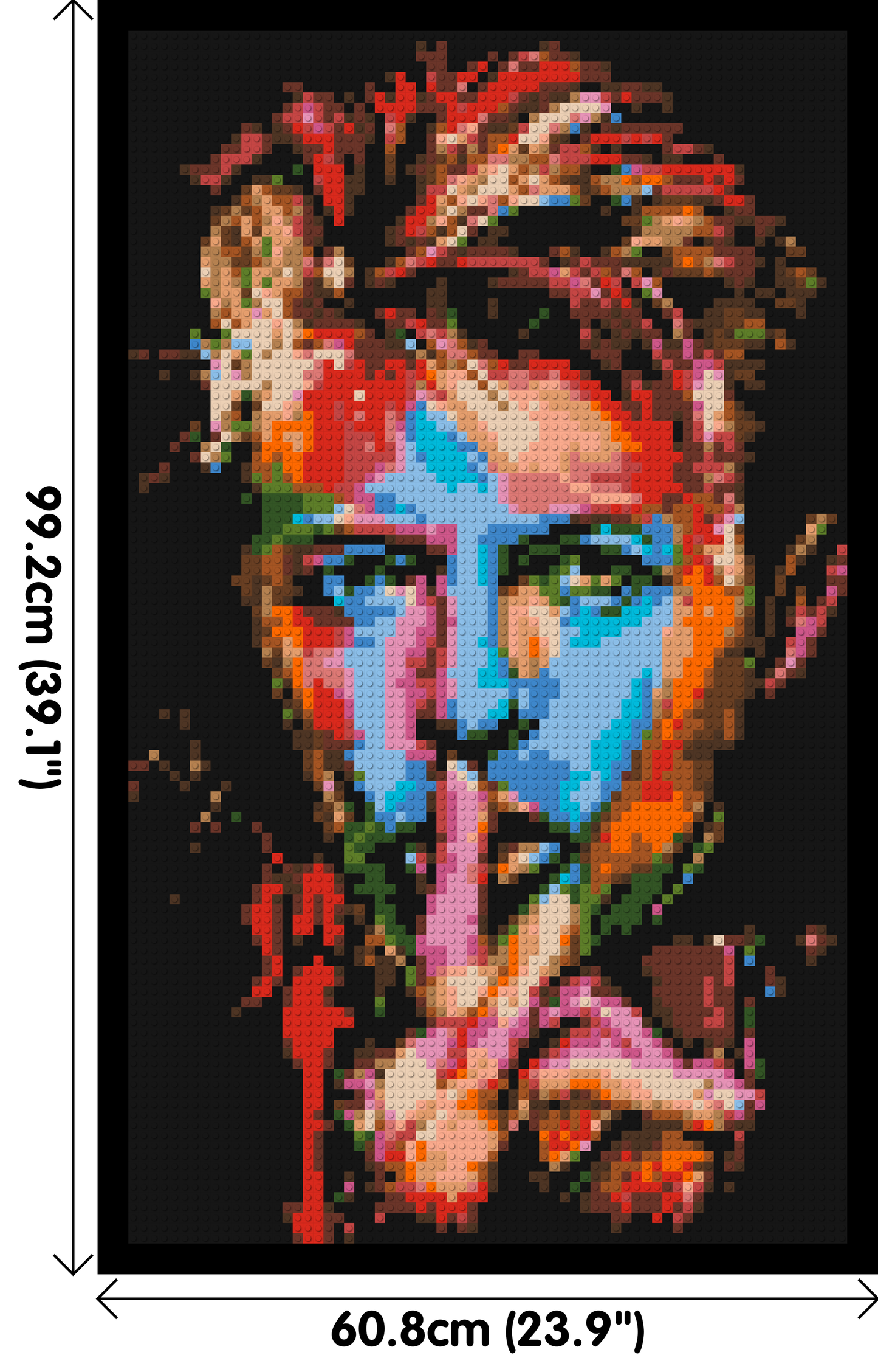 David Bowie - Brick Art Mosaic Kit