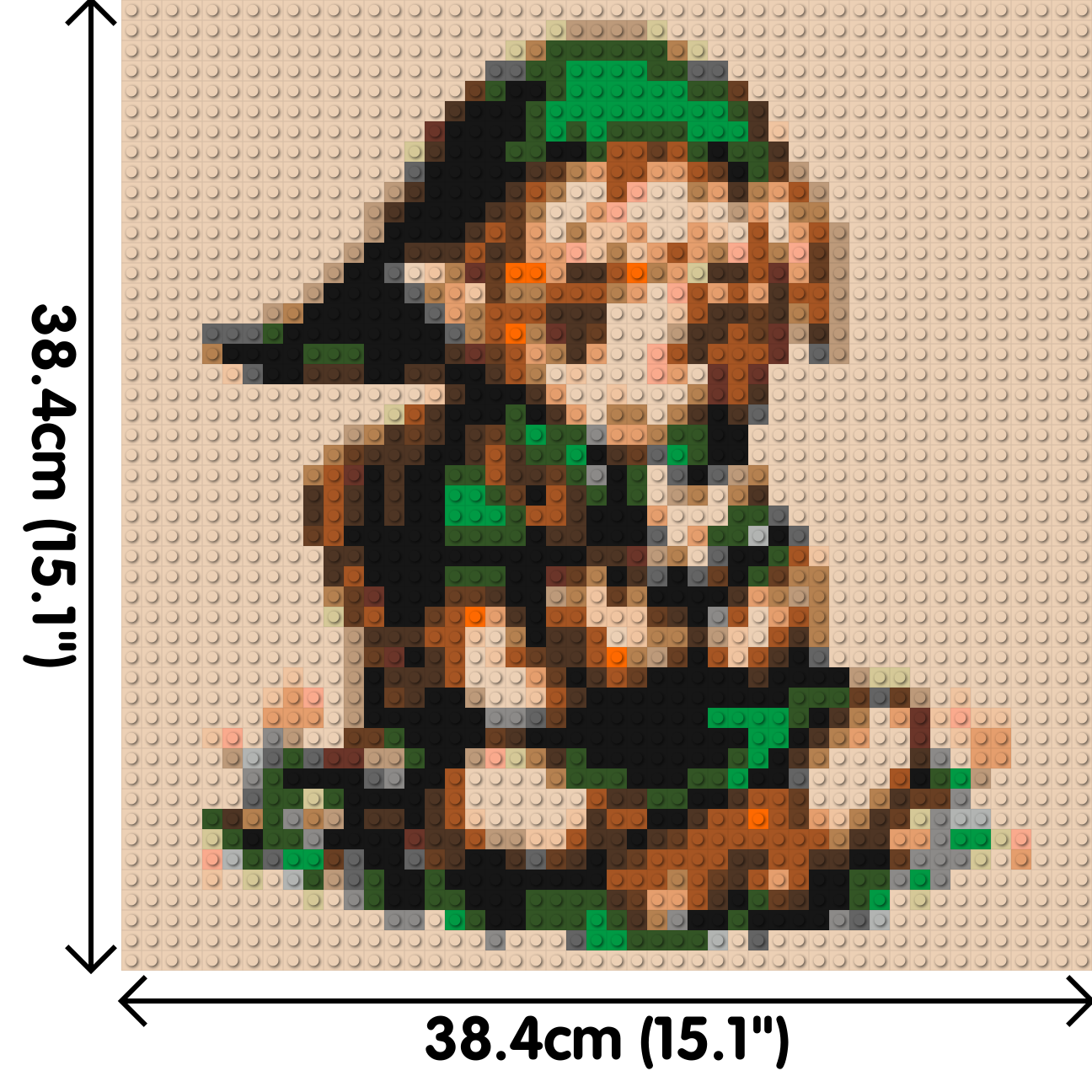 Link Pixel Art - Brick Art Mosaic Kit