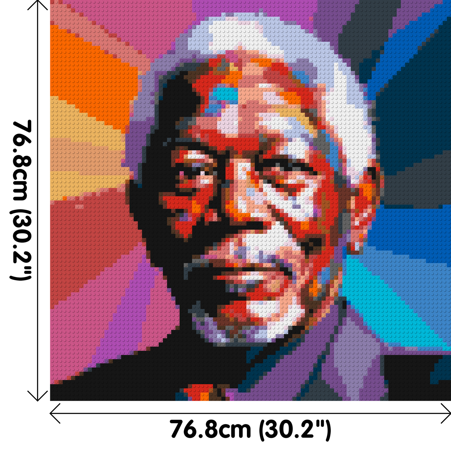 Morgan Freeman - Brick Art Mosaic Kit