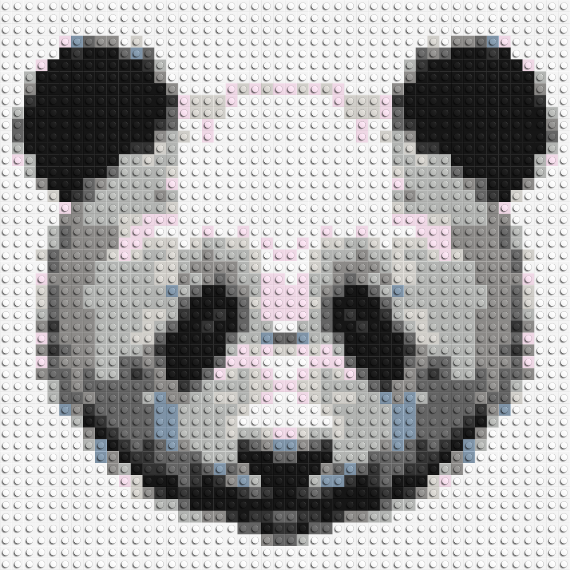 Panda - Brick Art Mosaic Kit 2x2 large