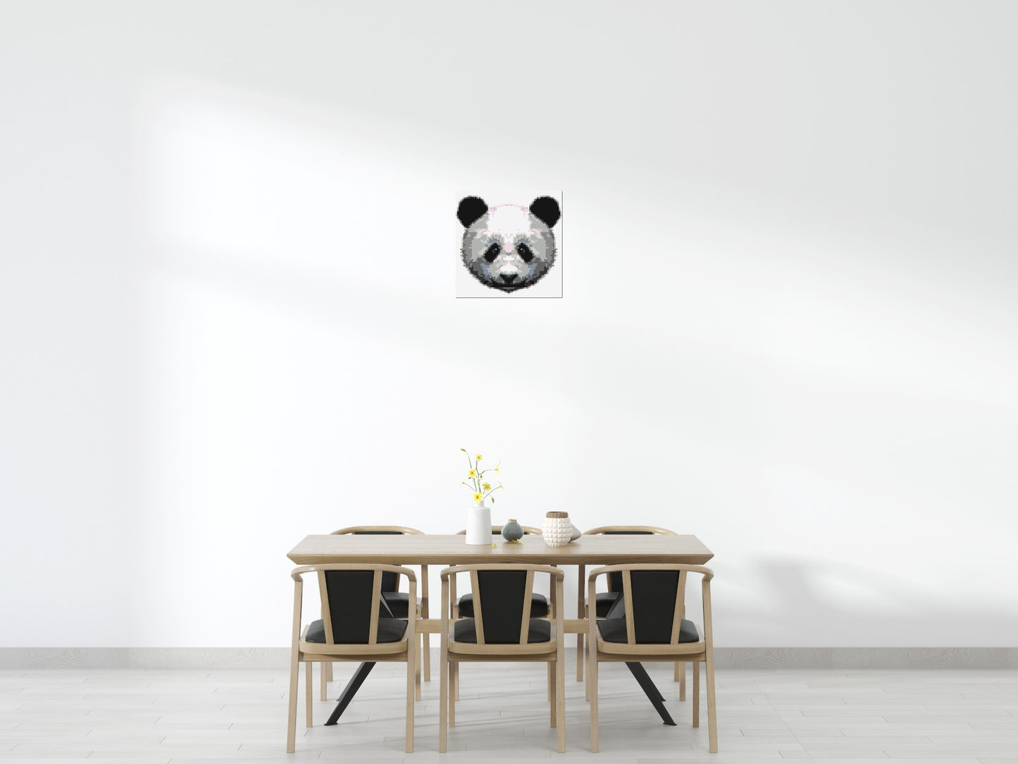 Panda - Brick Art Mosaic Kit 3x3 large