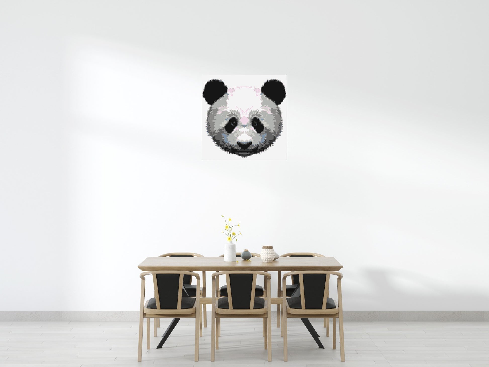 Panda - Brick Art Mosaic Kit 5x5 scene