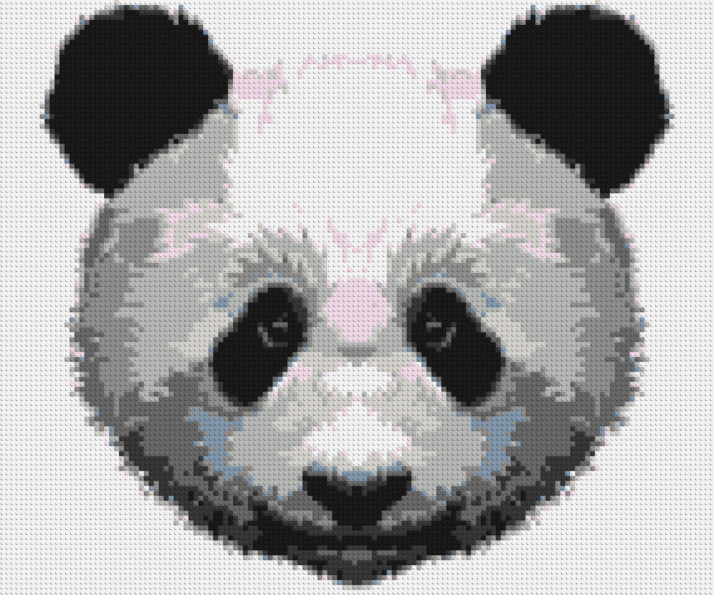 Panda - Brick Art Mosaic Kit 6x5 large