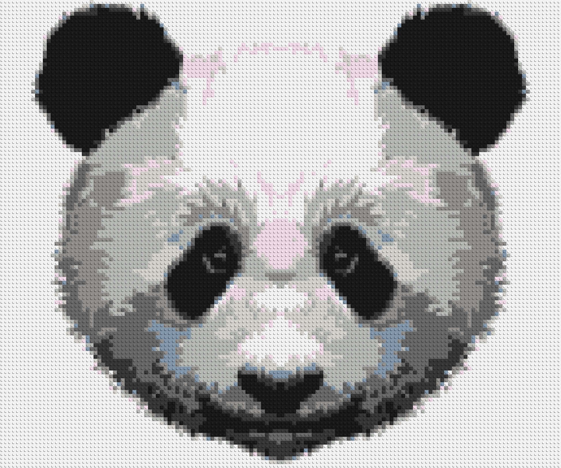 Panda - Brick Art Mosaic Kit 6x5 large