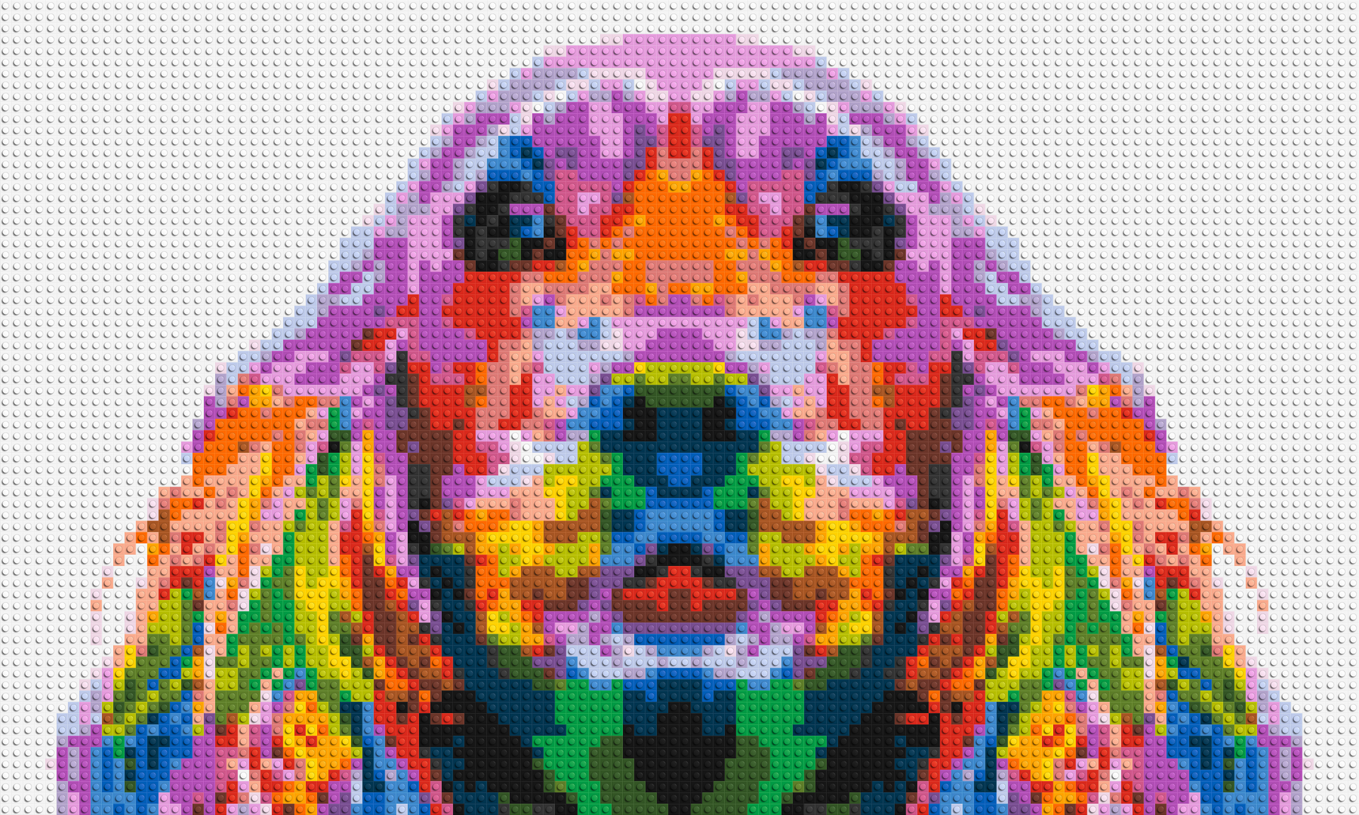 Cocker Spaniel Colourful Pop Art - Brick Art Mosaic Kit 5x3 large