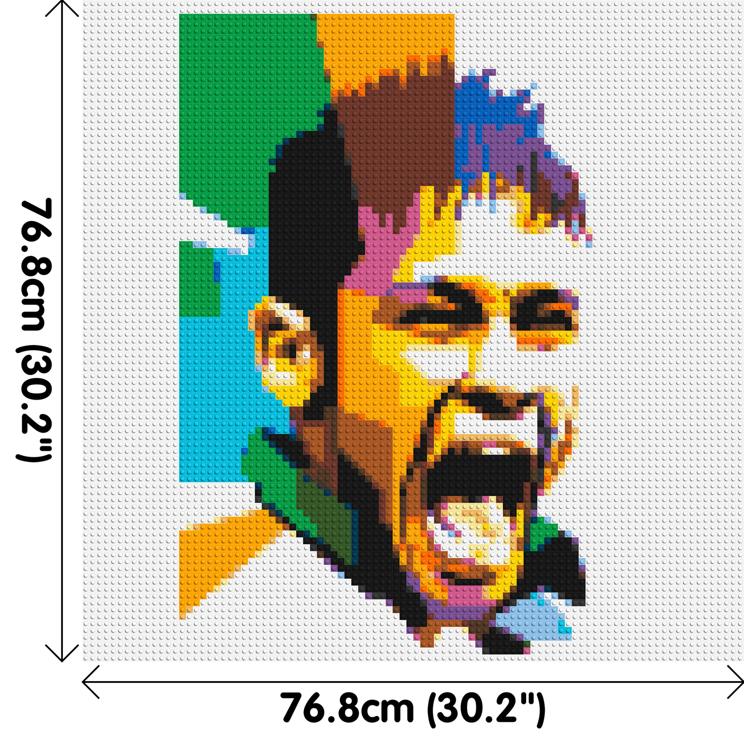 Neymar - Brick Art Mosaic Kit 4x4 large