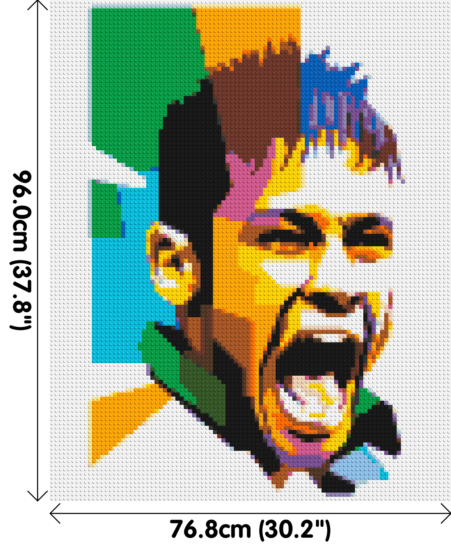 Neymar - Brick Art Mosaic Kit 4x5 large