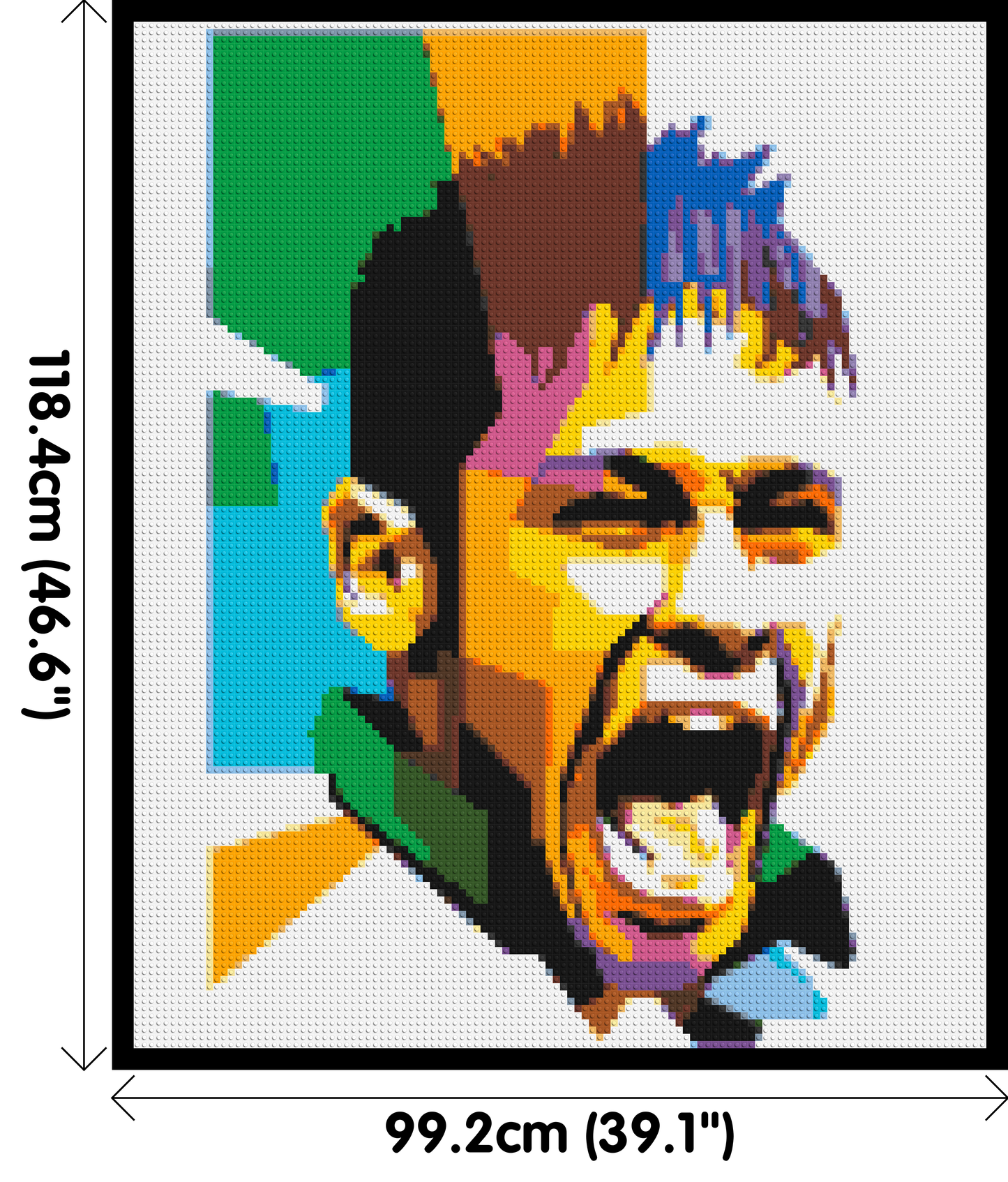 Neymar - Brick Art Mosaic Kit 5x6 large