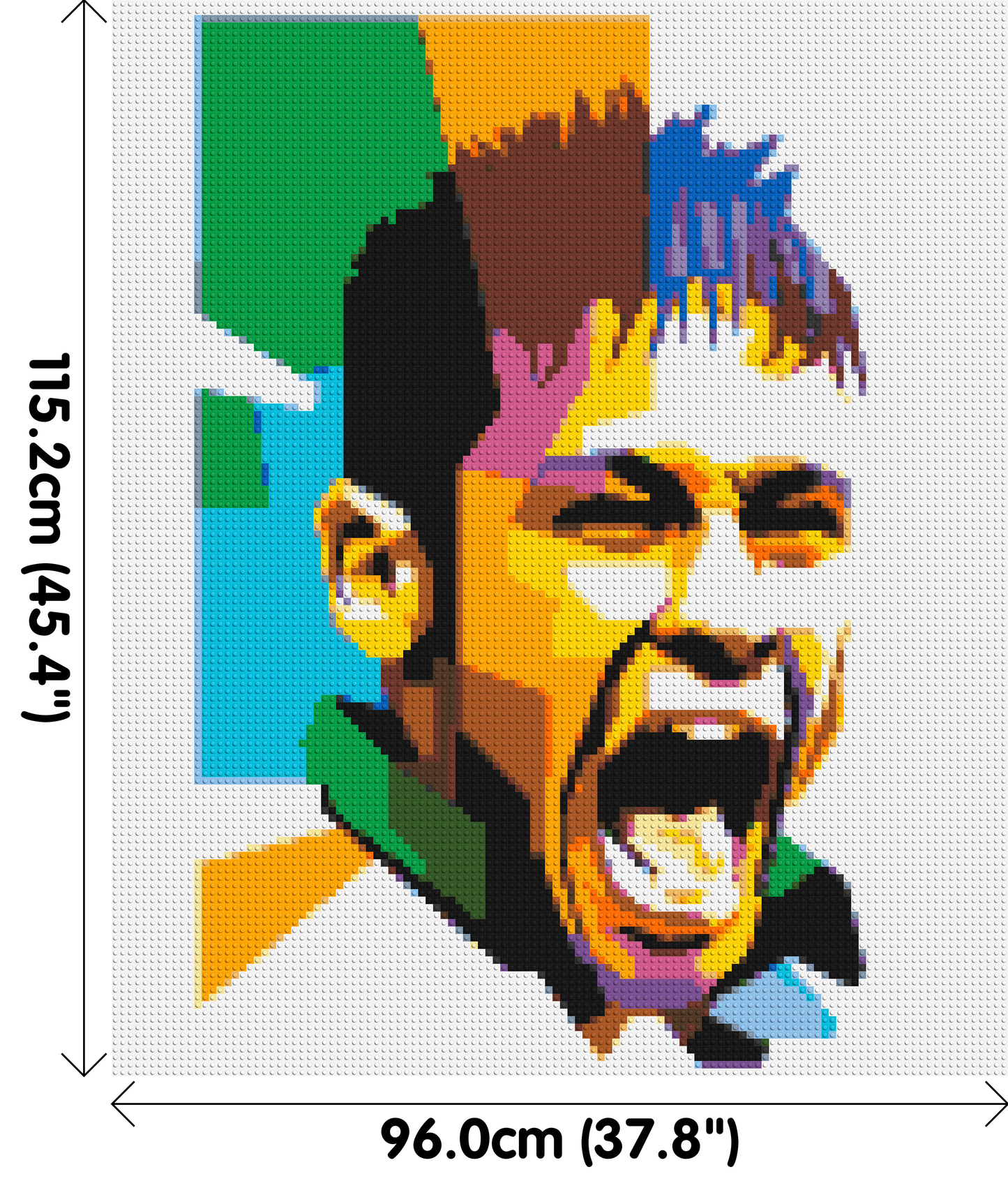 Neymar - Brick Art Mosaic Kit 5x6 large