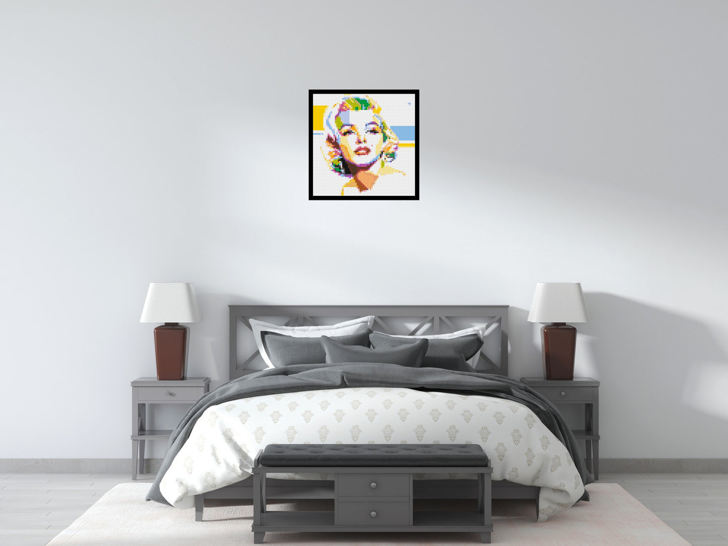 Marilyn Monroe - Brick Art Mosaic Kit 3x3 large