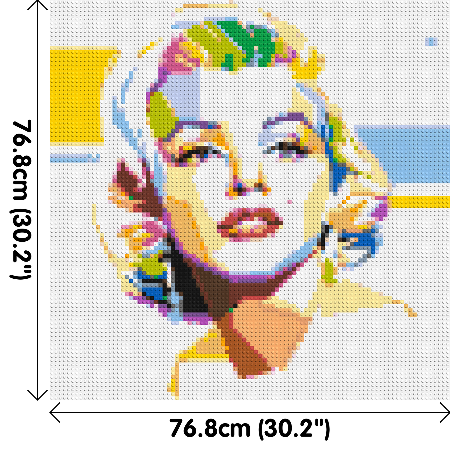 Marilyn Monroe - Brick Art Mosaic Kit 4x4 large