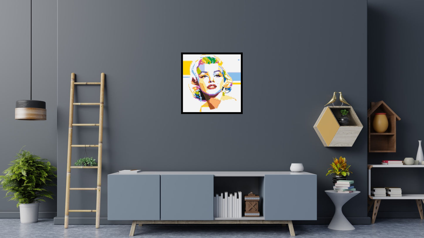 Marilyn Monroe - Brick Art Mosaic Kit 4x4 large