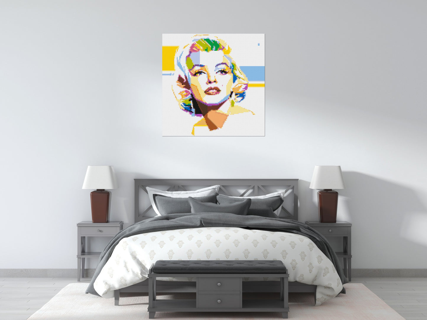 Marilyn Monroe - Brick Art Mosaic Kit 5x5 large