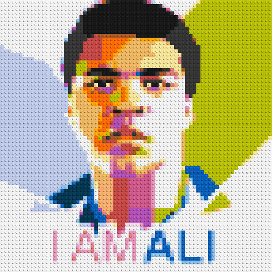 Muhammad Ali - Brick Art Mosaic Kit 3x3 large