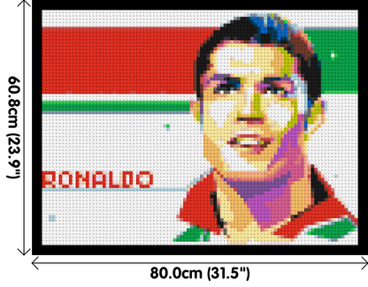 Ronaldo - Brick Art Mosaic Kit 4x3 large