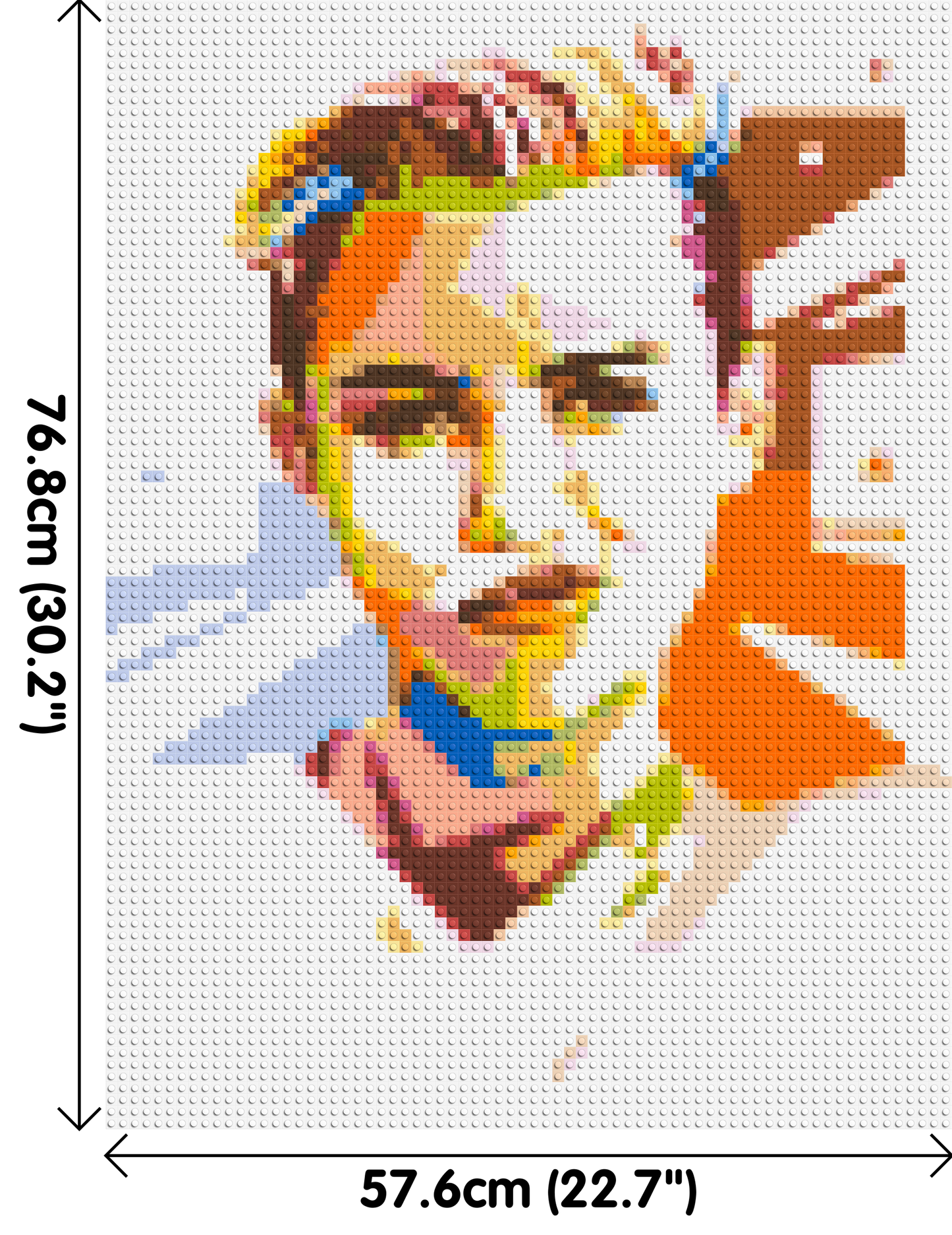 Miley Cyrus - Brick Art Mosaic Kit 3x4 large