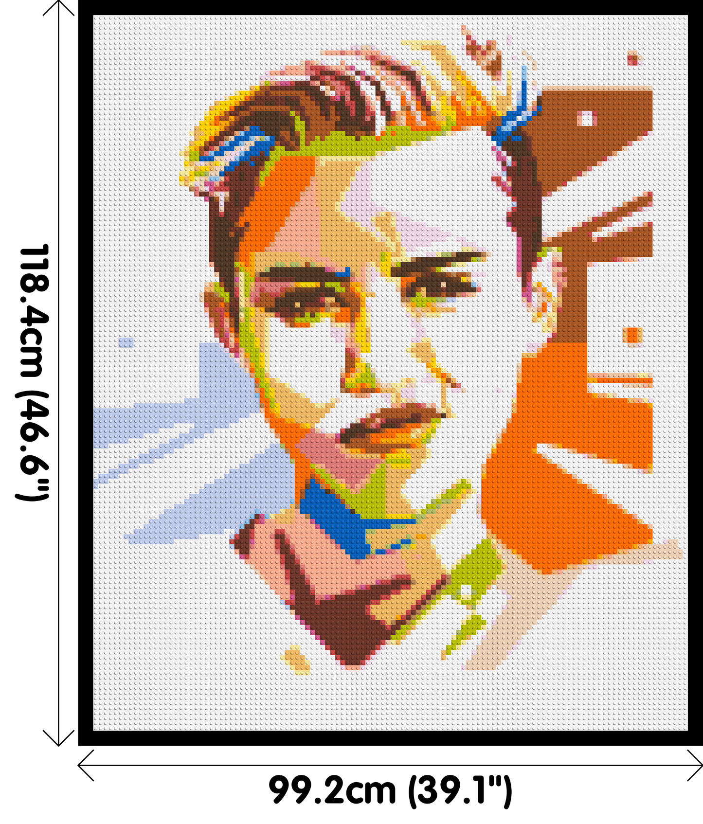 Miley Cyrus - Brick Art Mosaic Kit 5x6 large