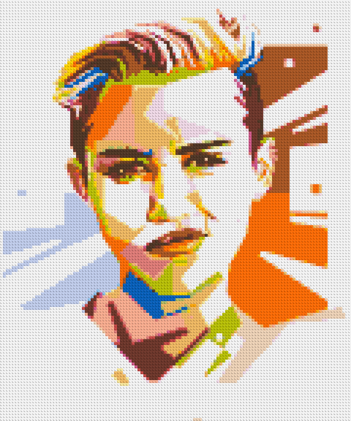 Miley Cyrus - Brick Art Mosaic Kit 5x6 large