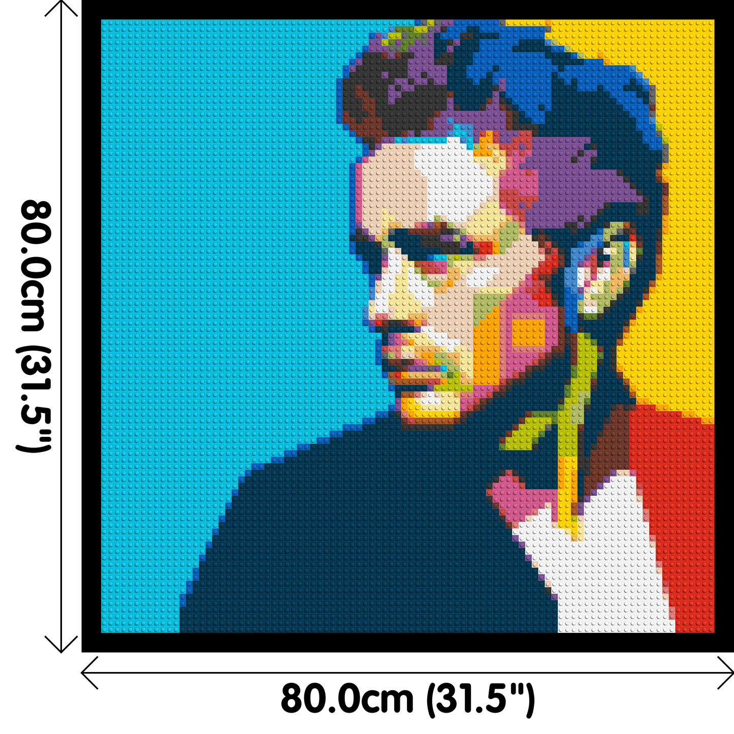 James Dean - Brick Art Mosaic Kit 4x4 large