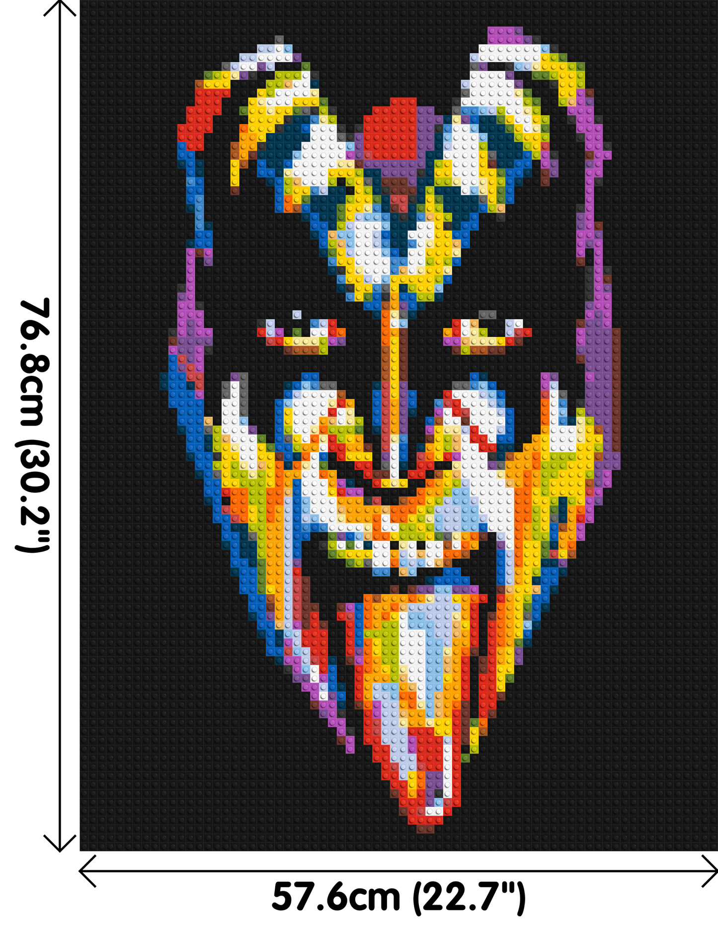 Gene Simmons - Brick Art Mosaic Kit 3x4 large