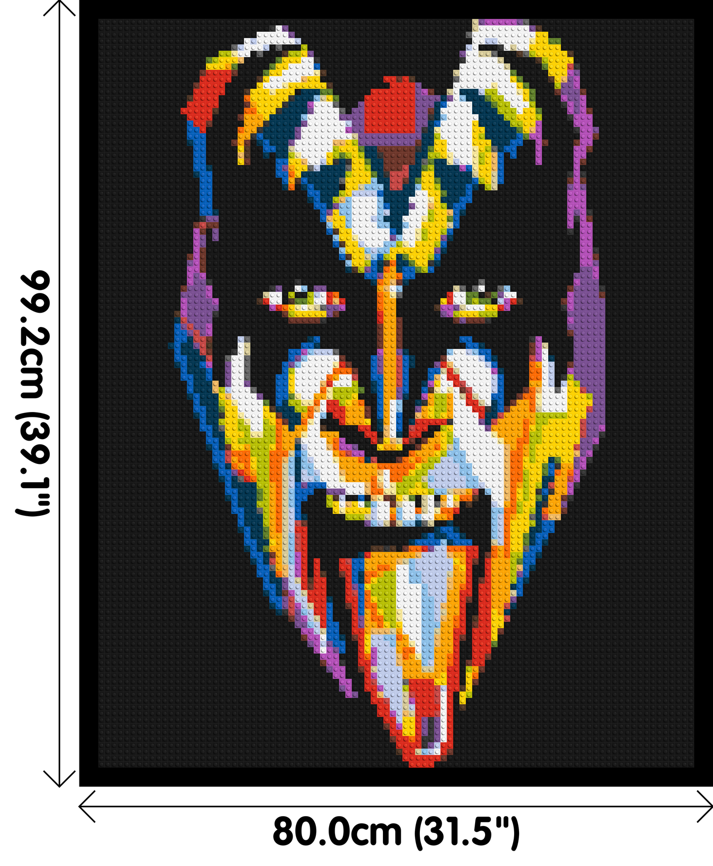 Gene Simmons - Brick Art Mosaic Kit 4x5 large