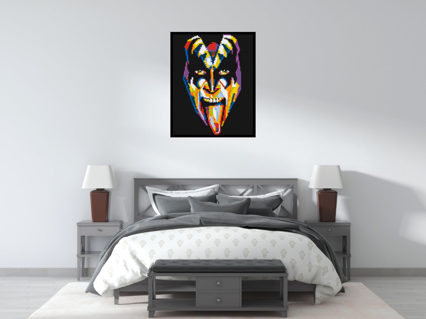 Gene Simmons - Brick Art Mosaic Kit 4x5 large