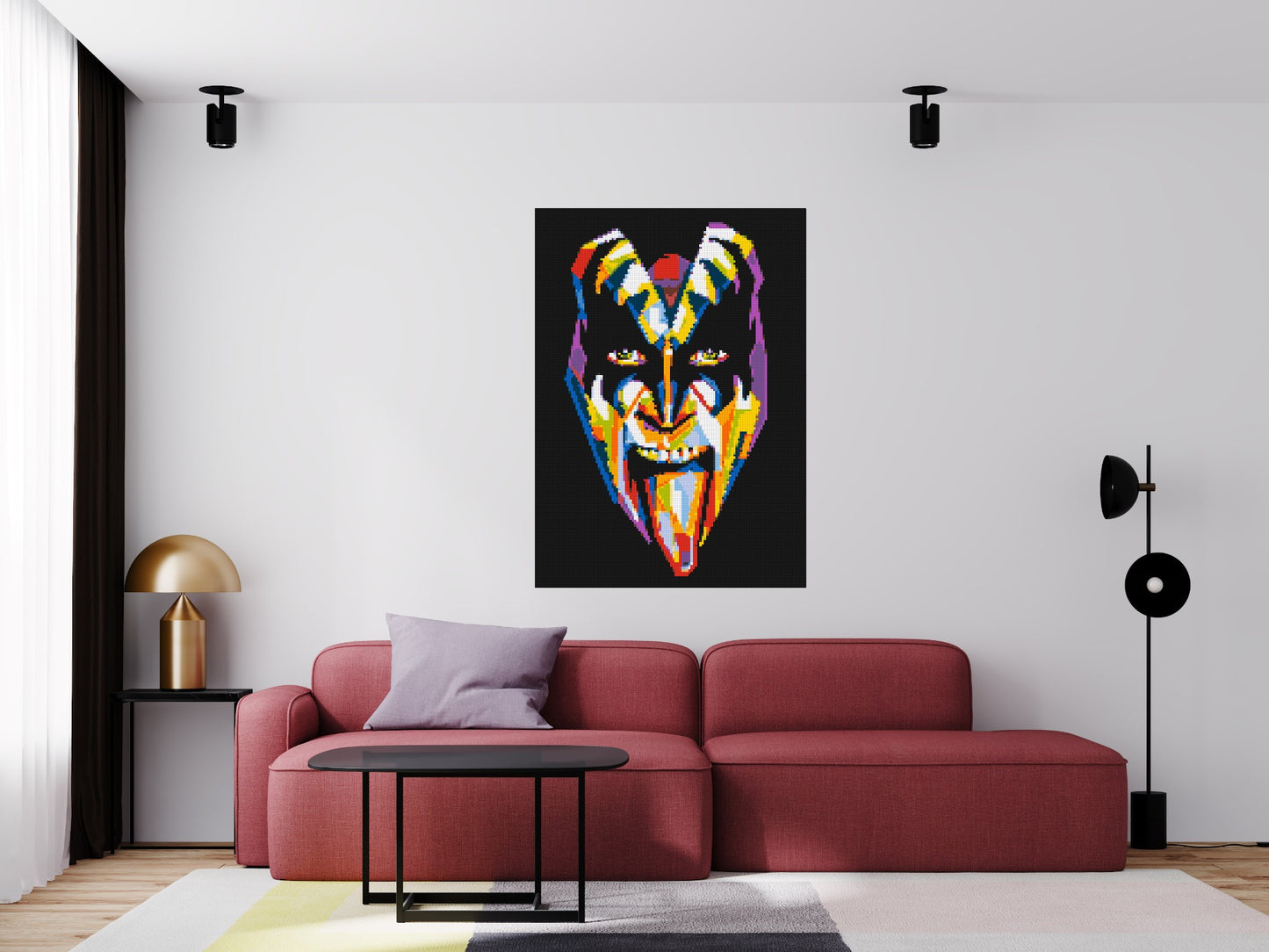 Gene Simmons - Brick Art Mosaic Kit 5x7 large