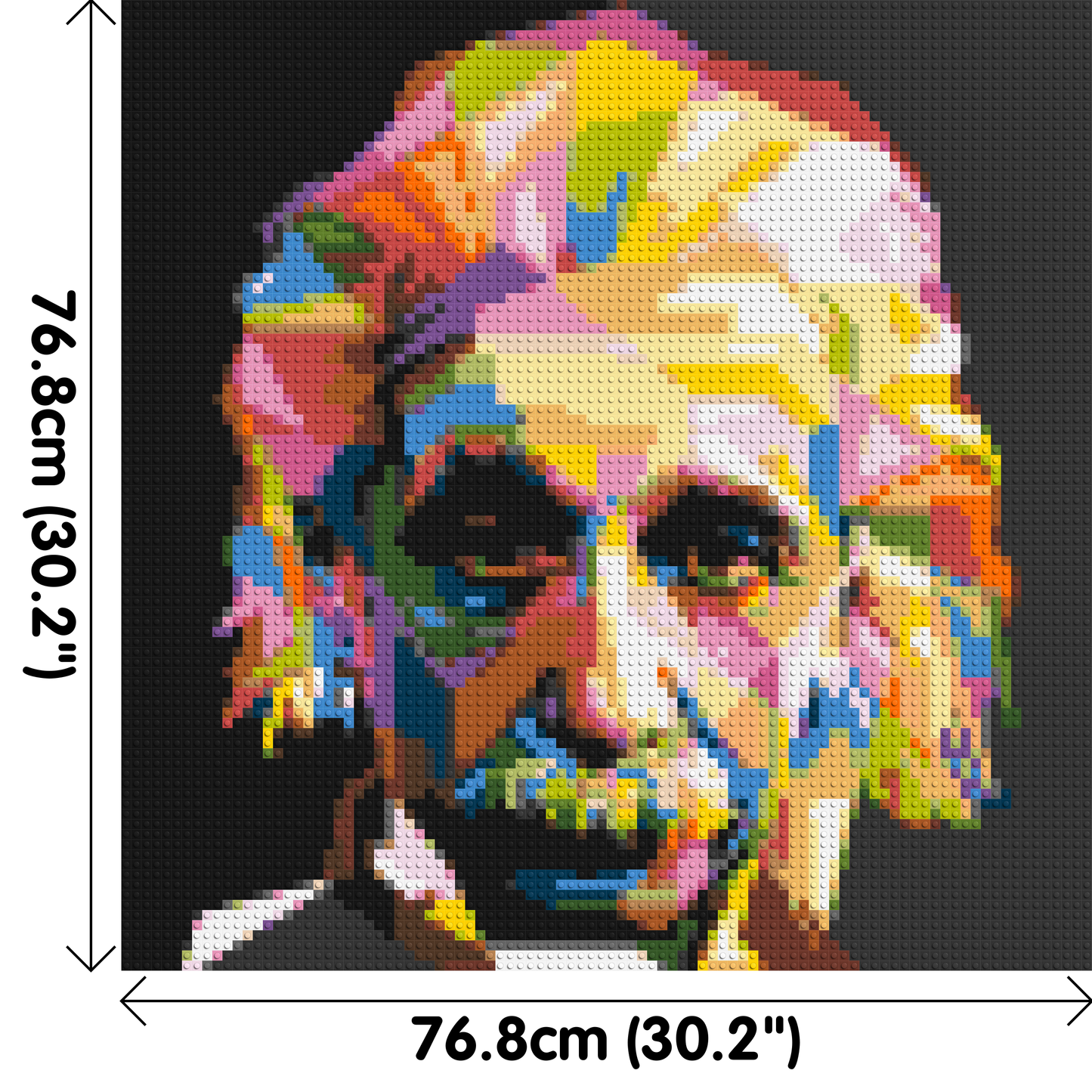 Albert Einstein - Brick Art Mosaic Kit 4x4 large