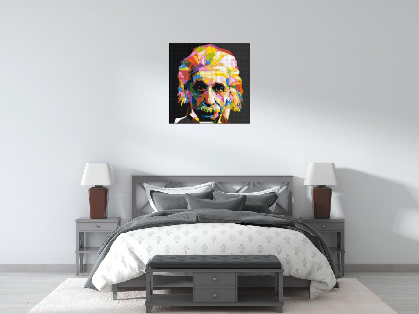 Albert Einstein - Brick Art Mosaic Kit 4x4 large