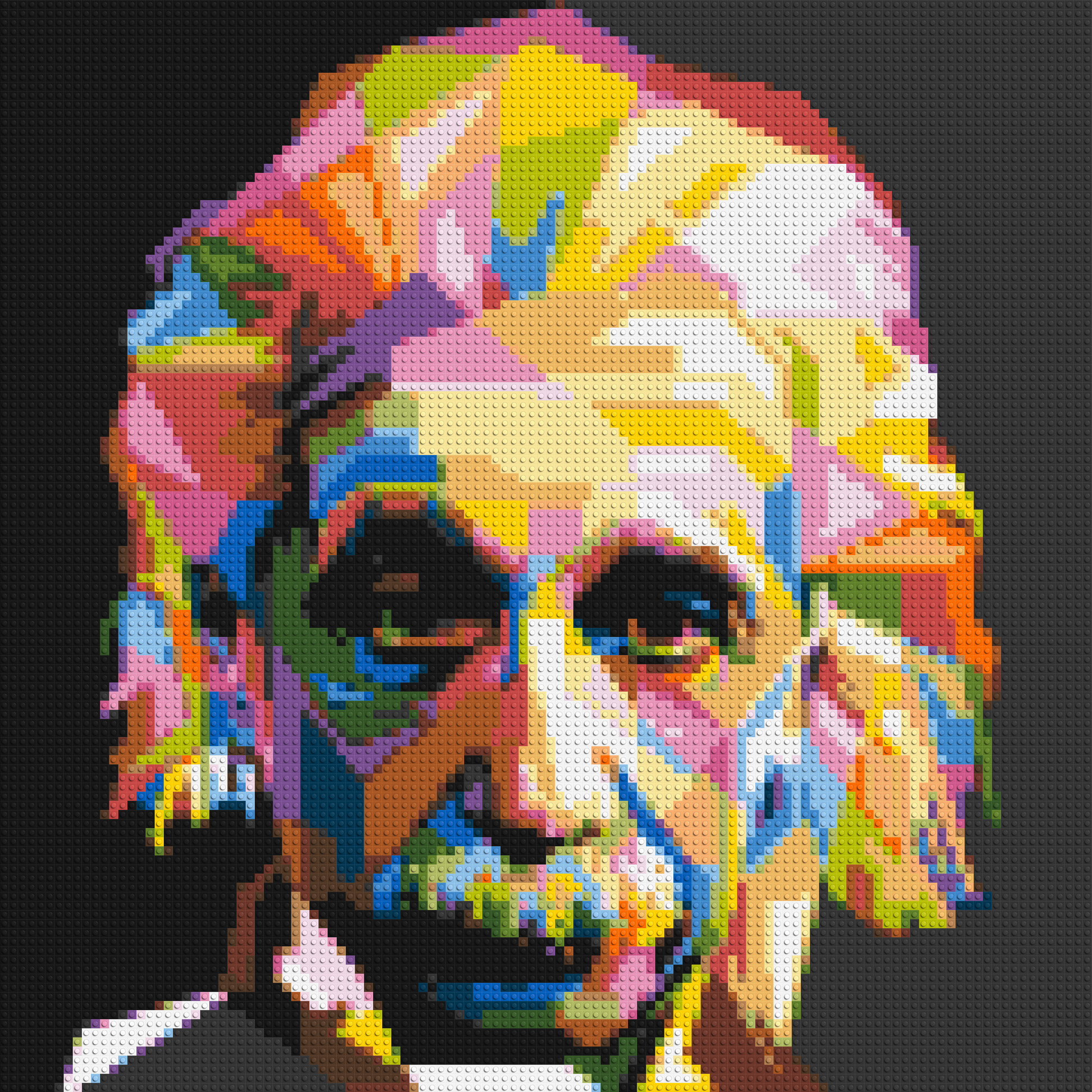 Albert Einstein - Brick Art Mosaic Kit 5x5 large