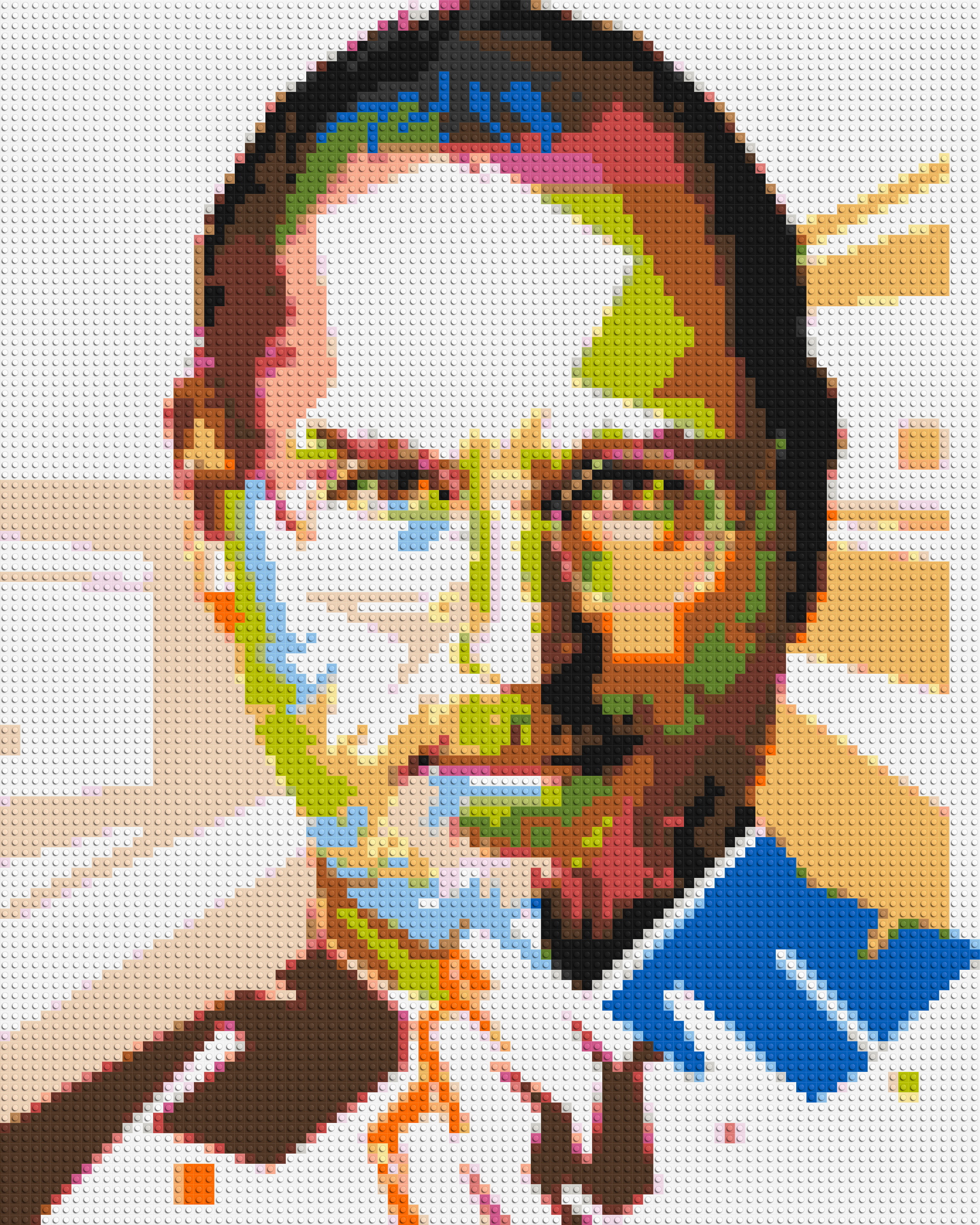 Steve Jobs - Brick Art Mosaic Kit 4x5 large