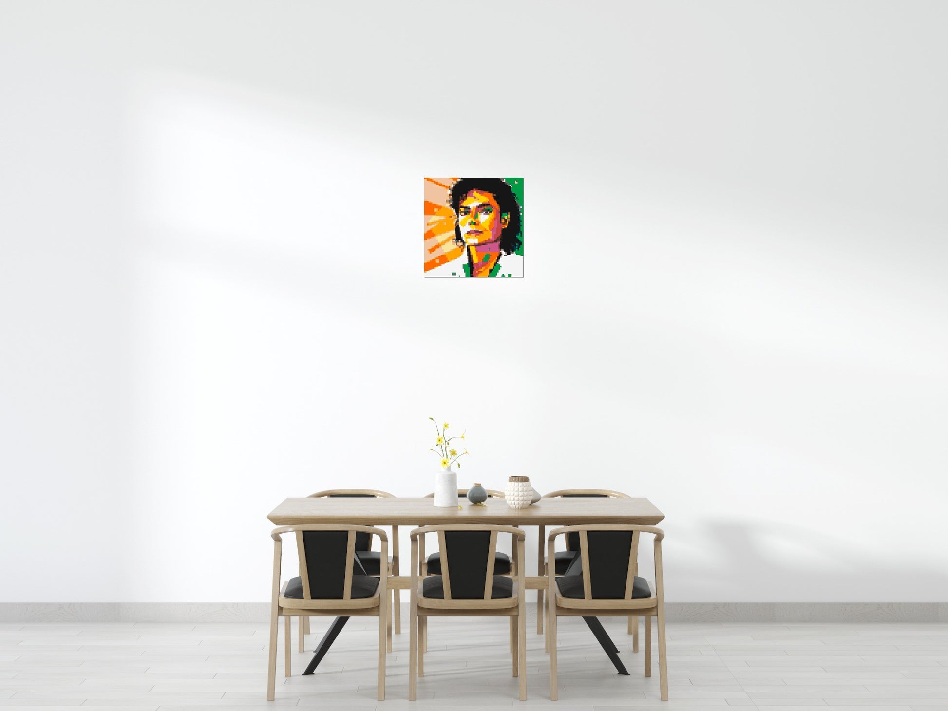 Michael Jackson - Brick Art Mosaic Kit 3x3 scene