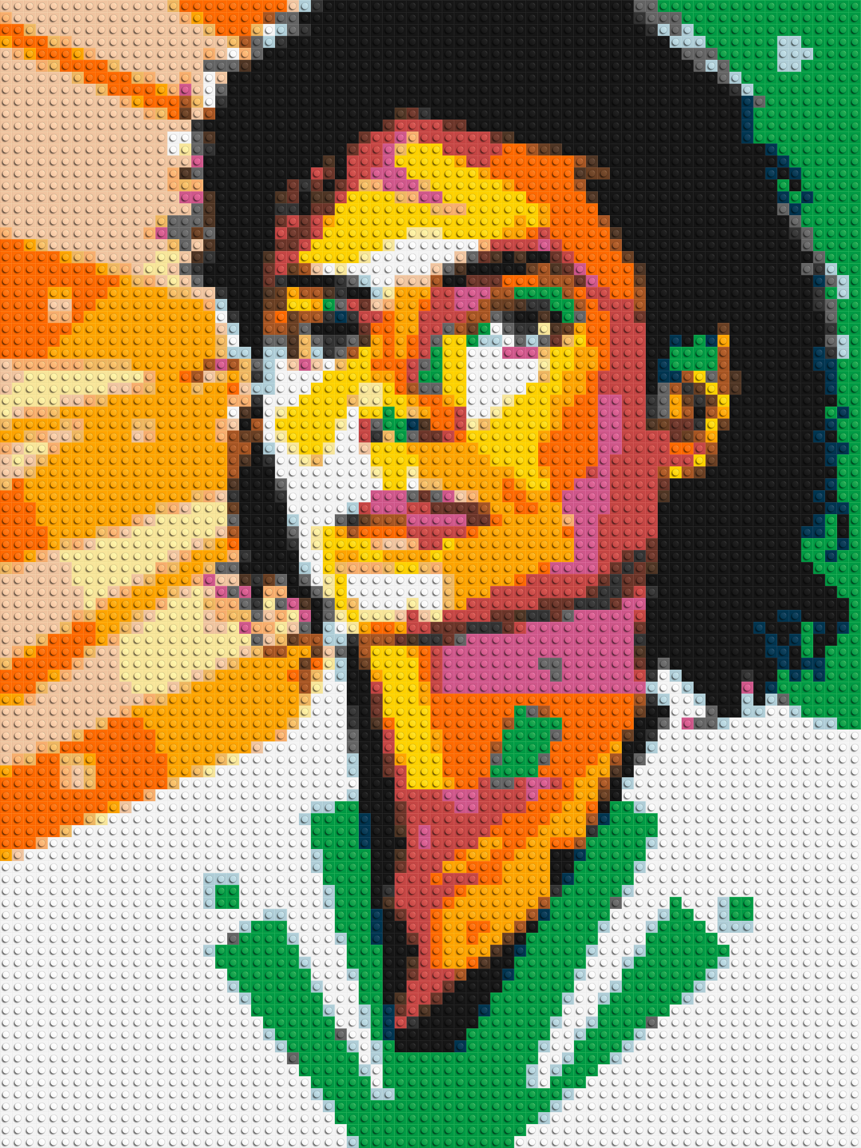 Michael Jackson - Brick Art Mosaic Kit 3x4 large