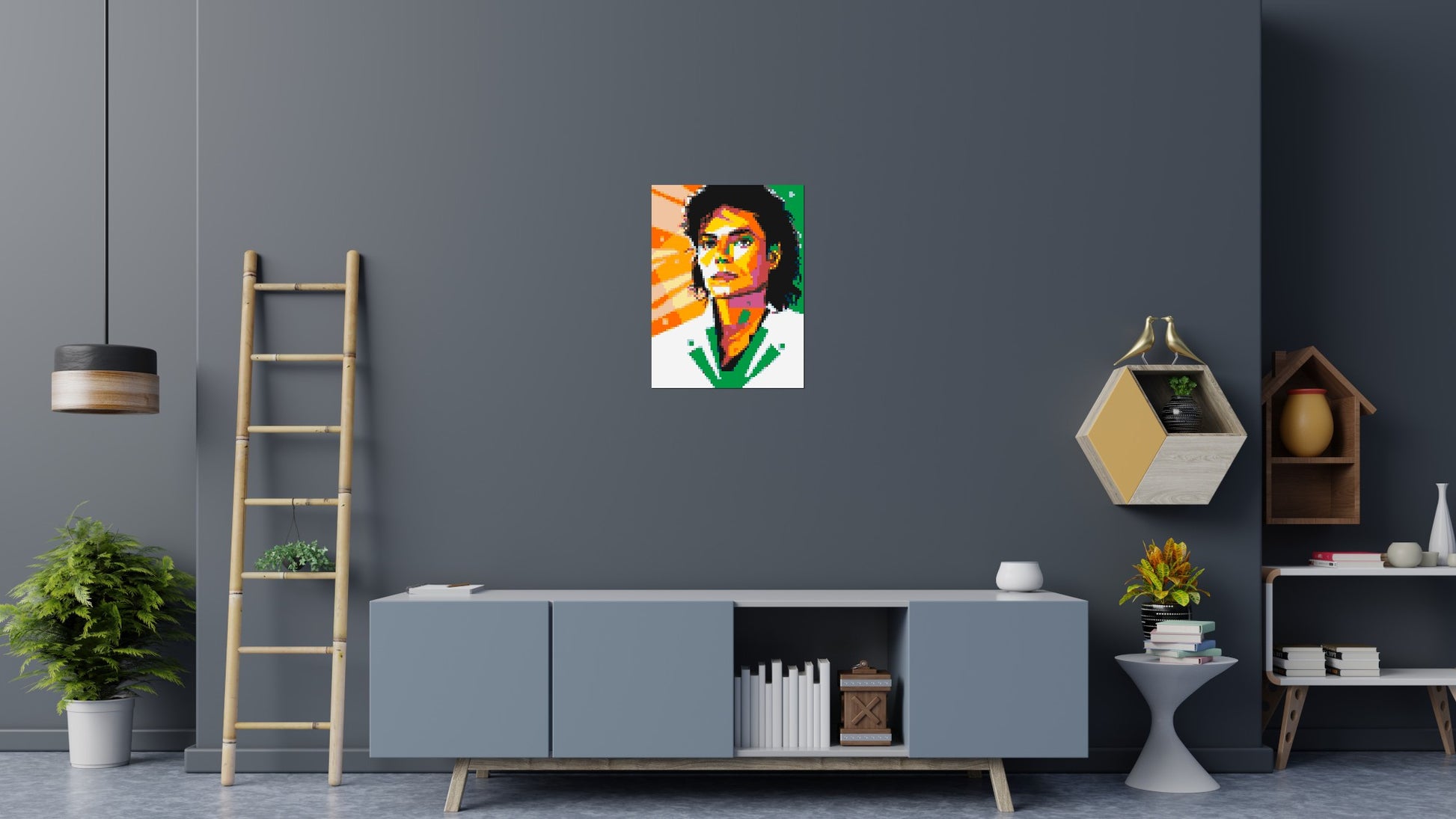 Michael Jackson - Brick Art Mosaic Kit 3x4 scene