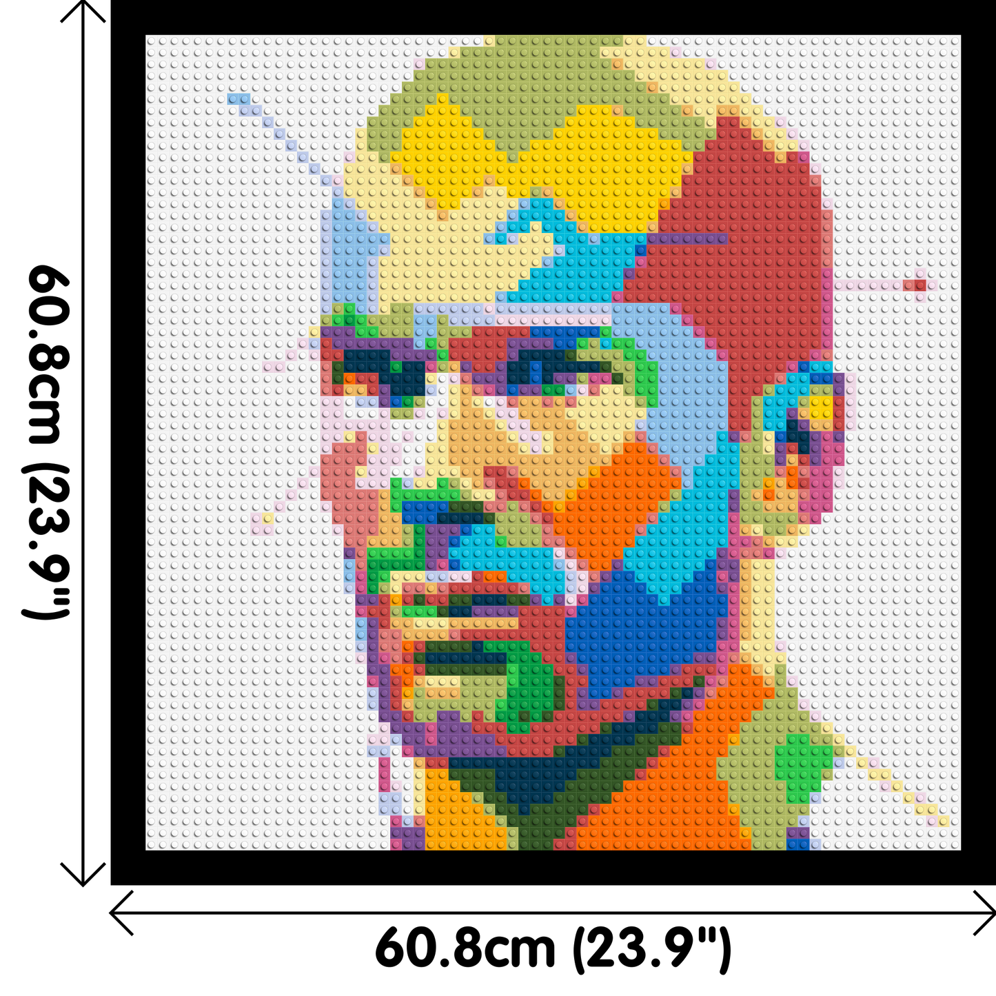 Zidane - Brick Art Mosaic Kit 3x3 large