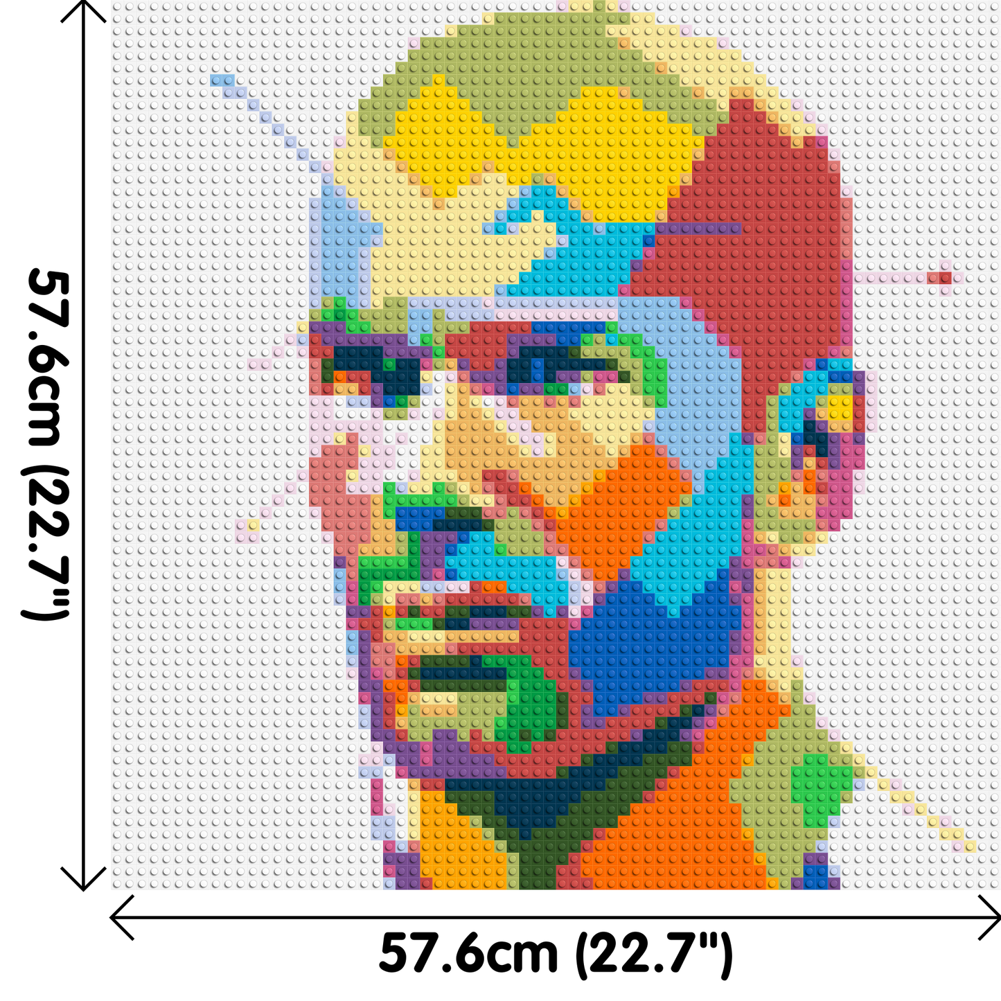 Zidane - Brick Art Mosaic Kit 3x3 large