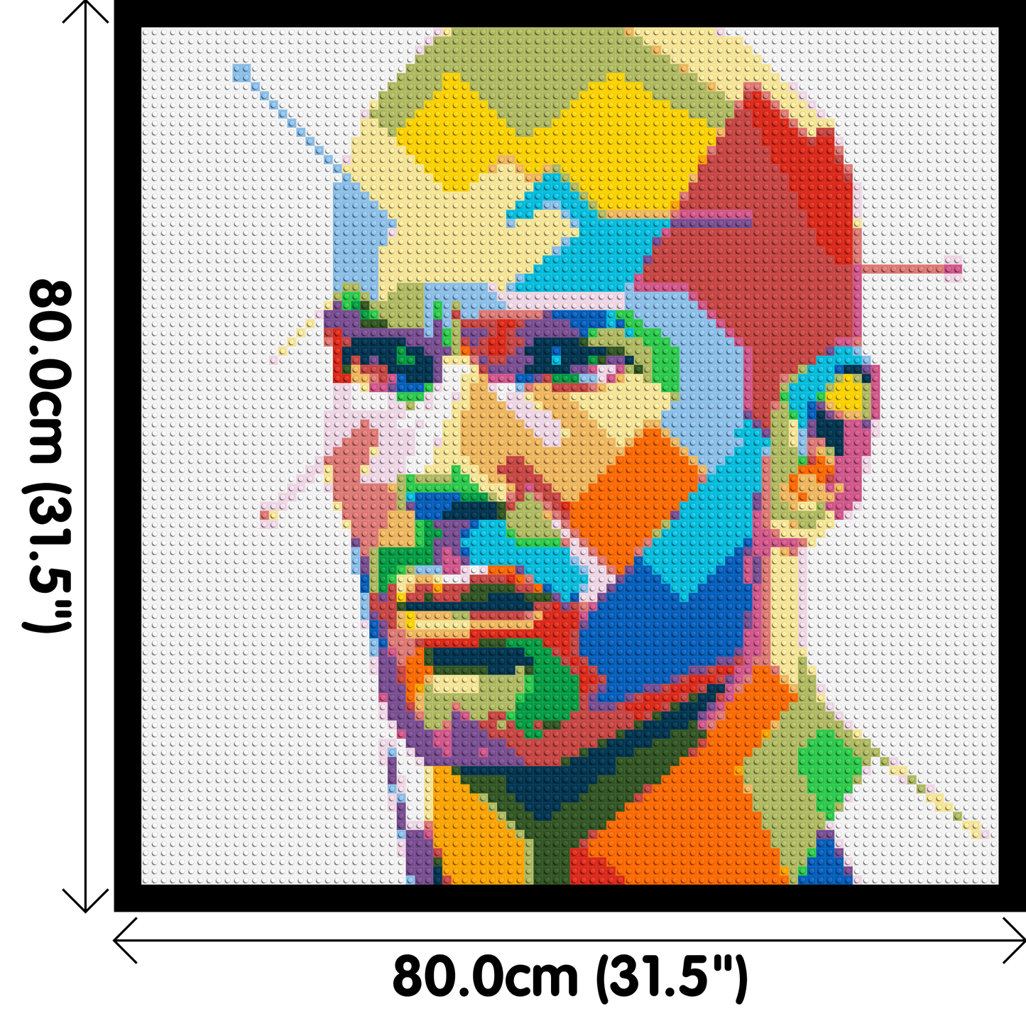 Zidane - Brick Art Mosaic Kit 4x4 large