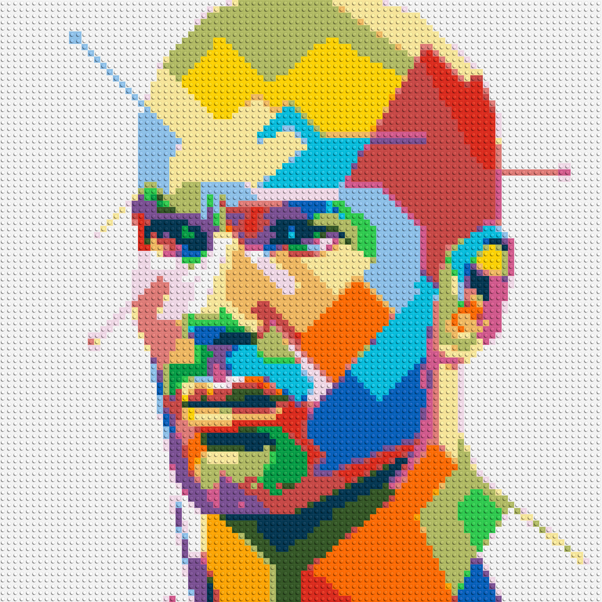 Zidane - Brick Art Mosaic Kit 4x4 large