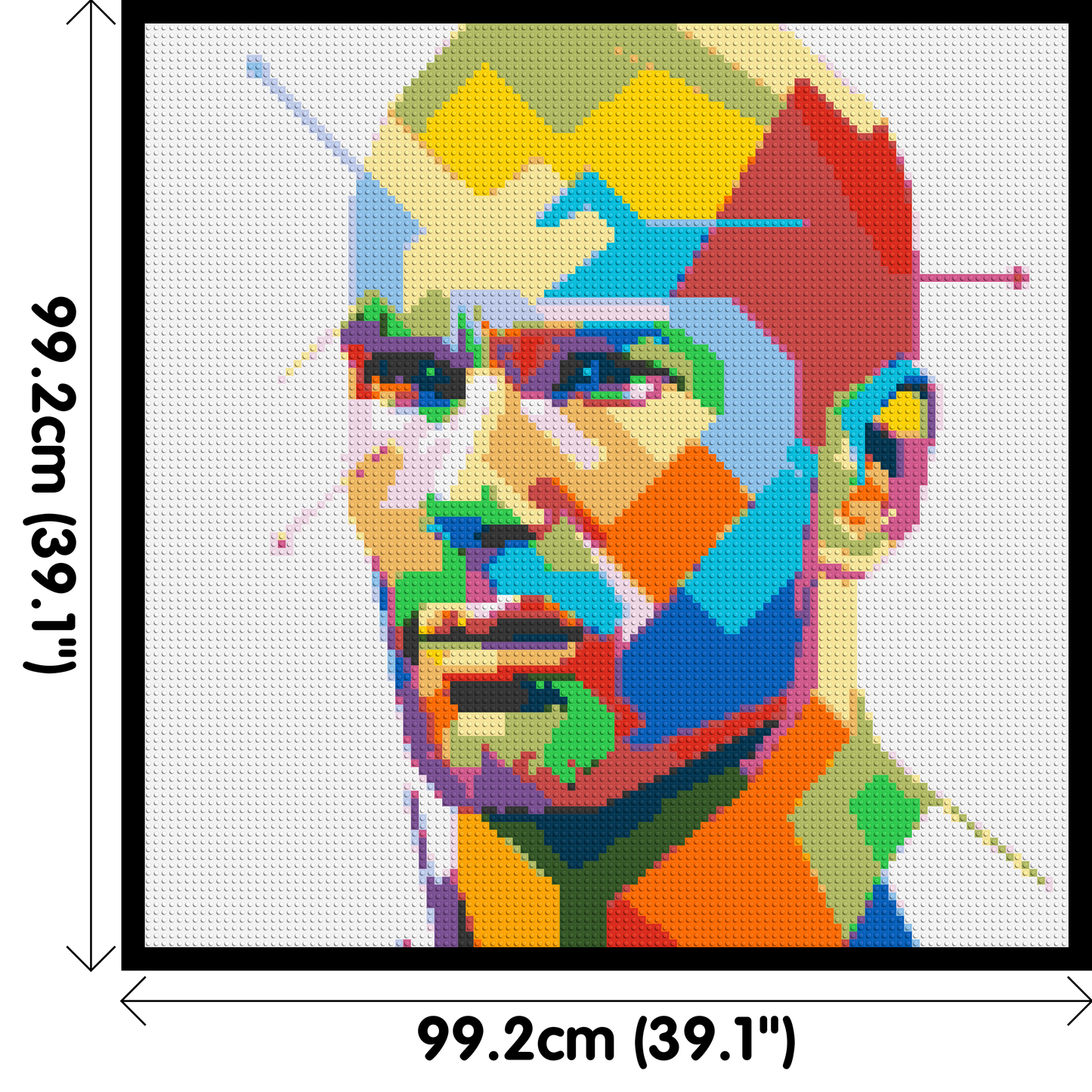 Zidane - Brick Art Mosaic Kit 5x5 large