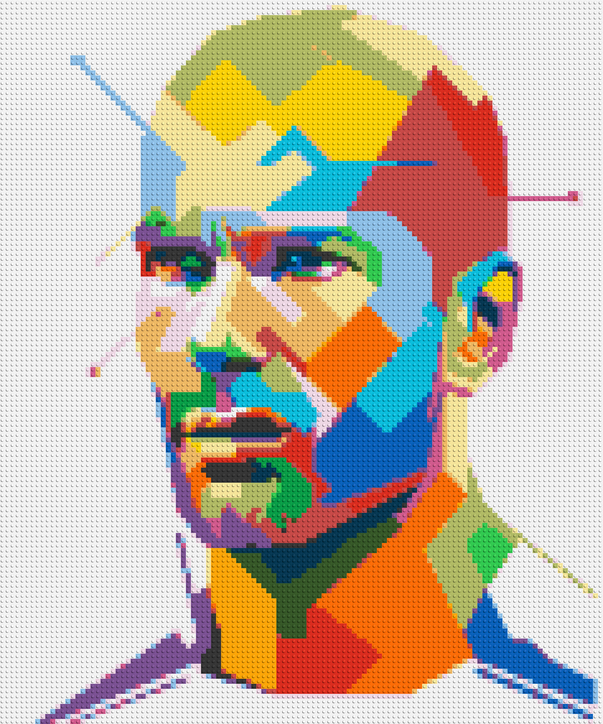 Zidane - Brick Art Mosaic Kit 5x6 large