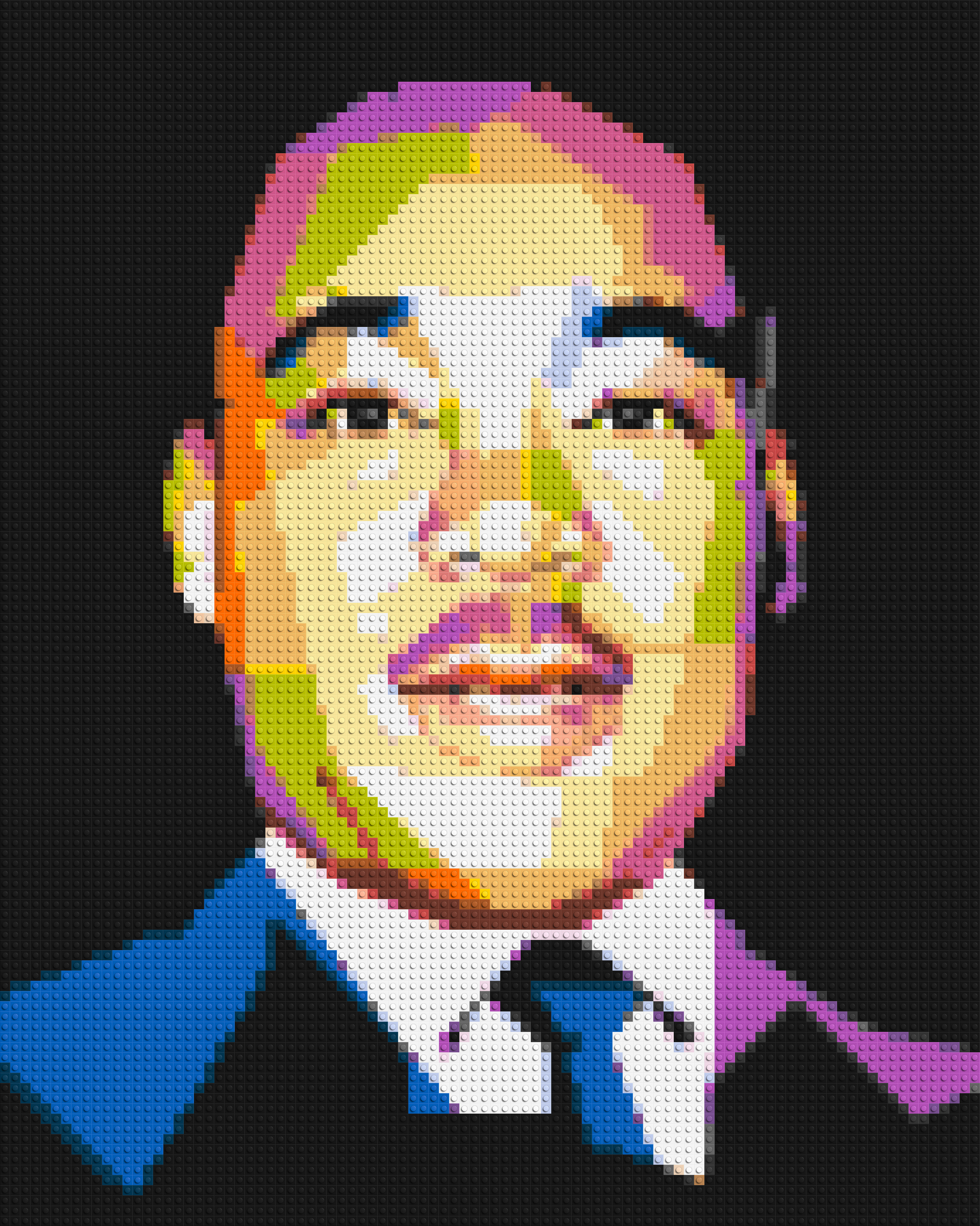 Martin Luther King Jr. - Brick Art Mosaic Kit 4x5 large