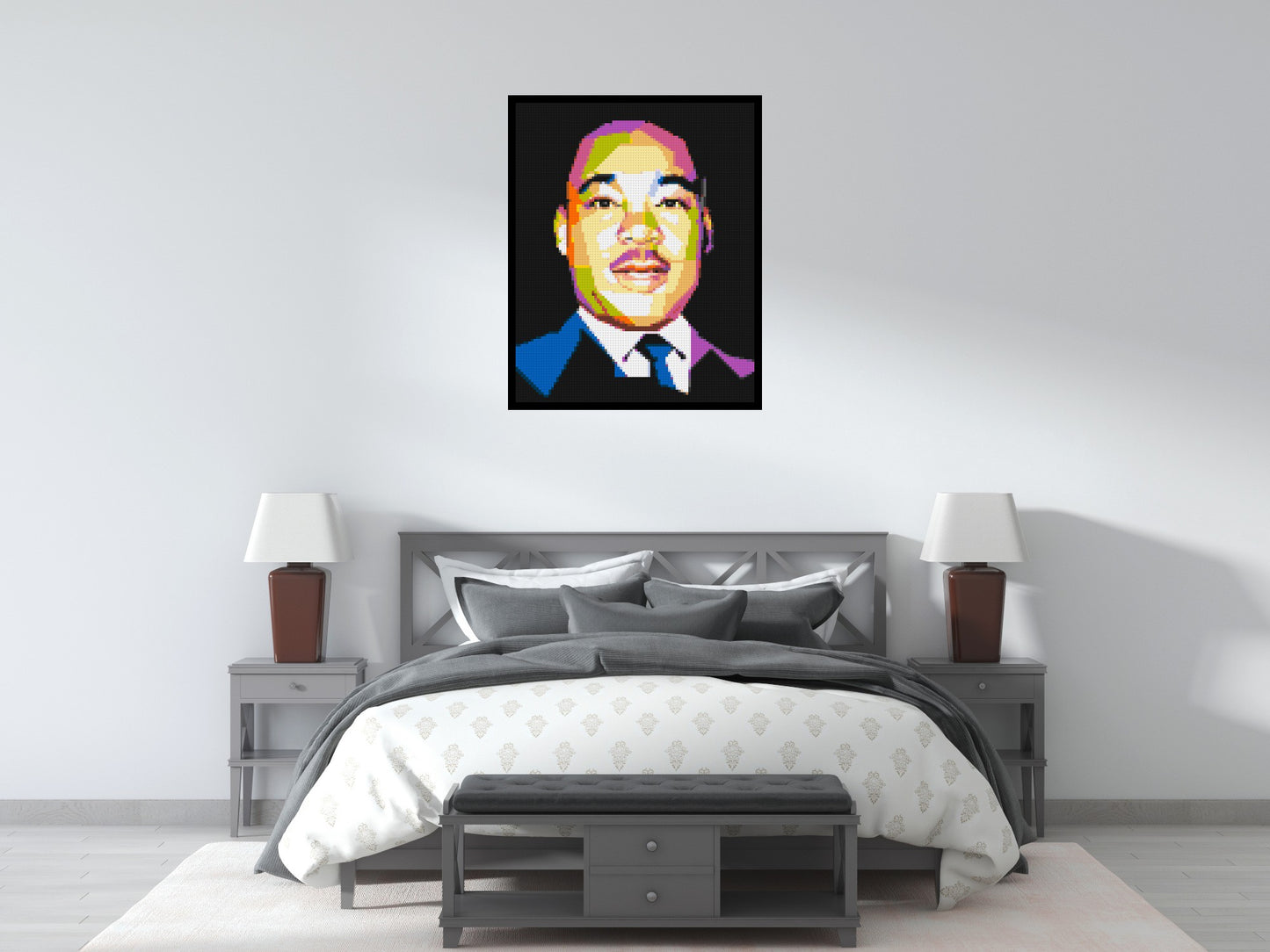 Martin Luther King Jr. - Brick Art Mosaic Kit 4x5 large