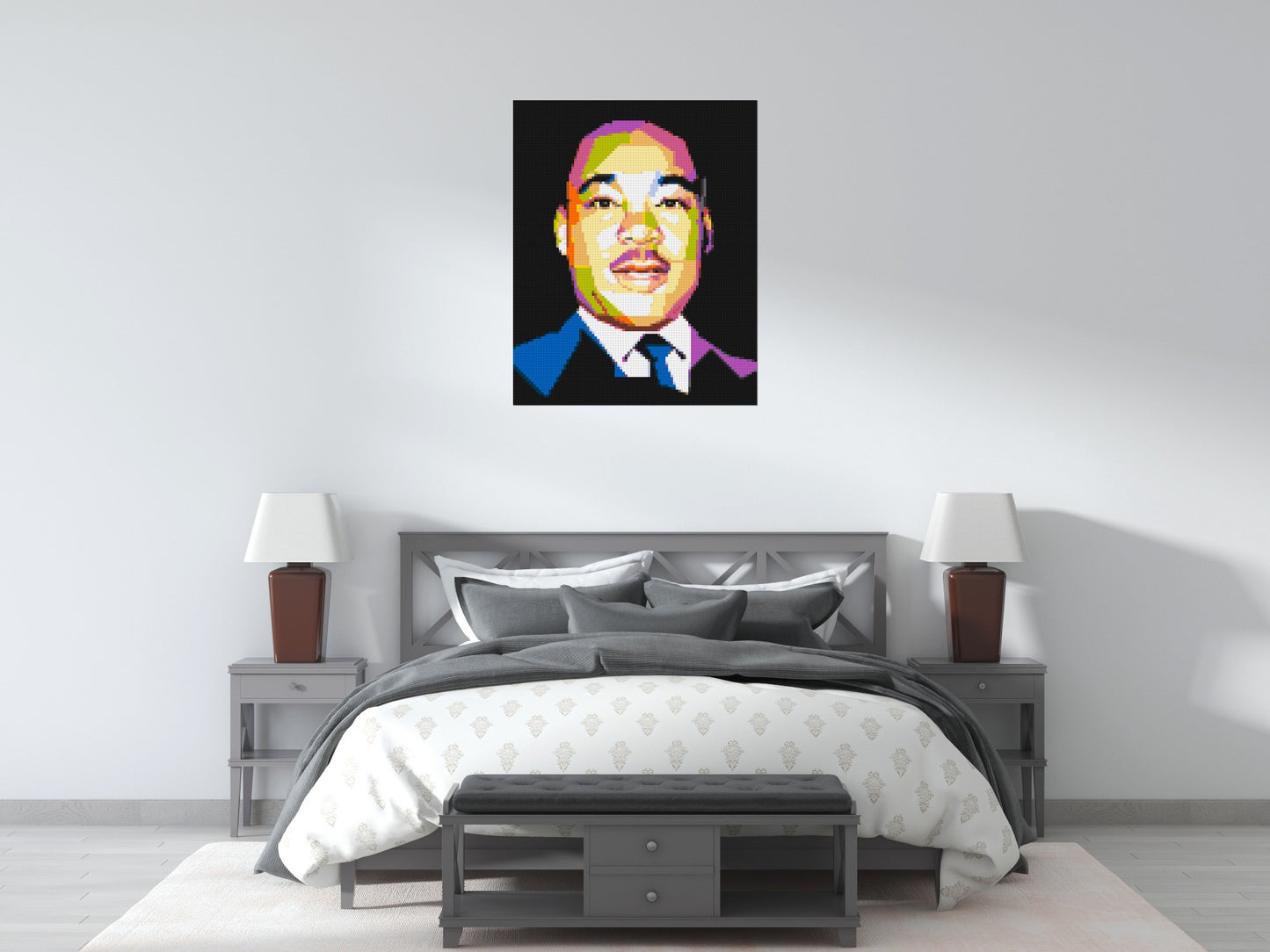 Martin Luther King Jr. - Brick Art Mosaic Kit 4x5 large