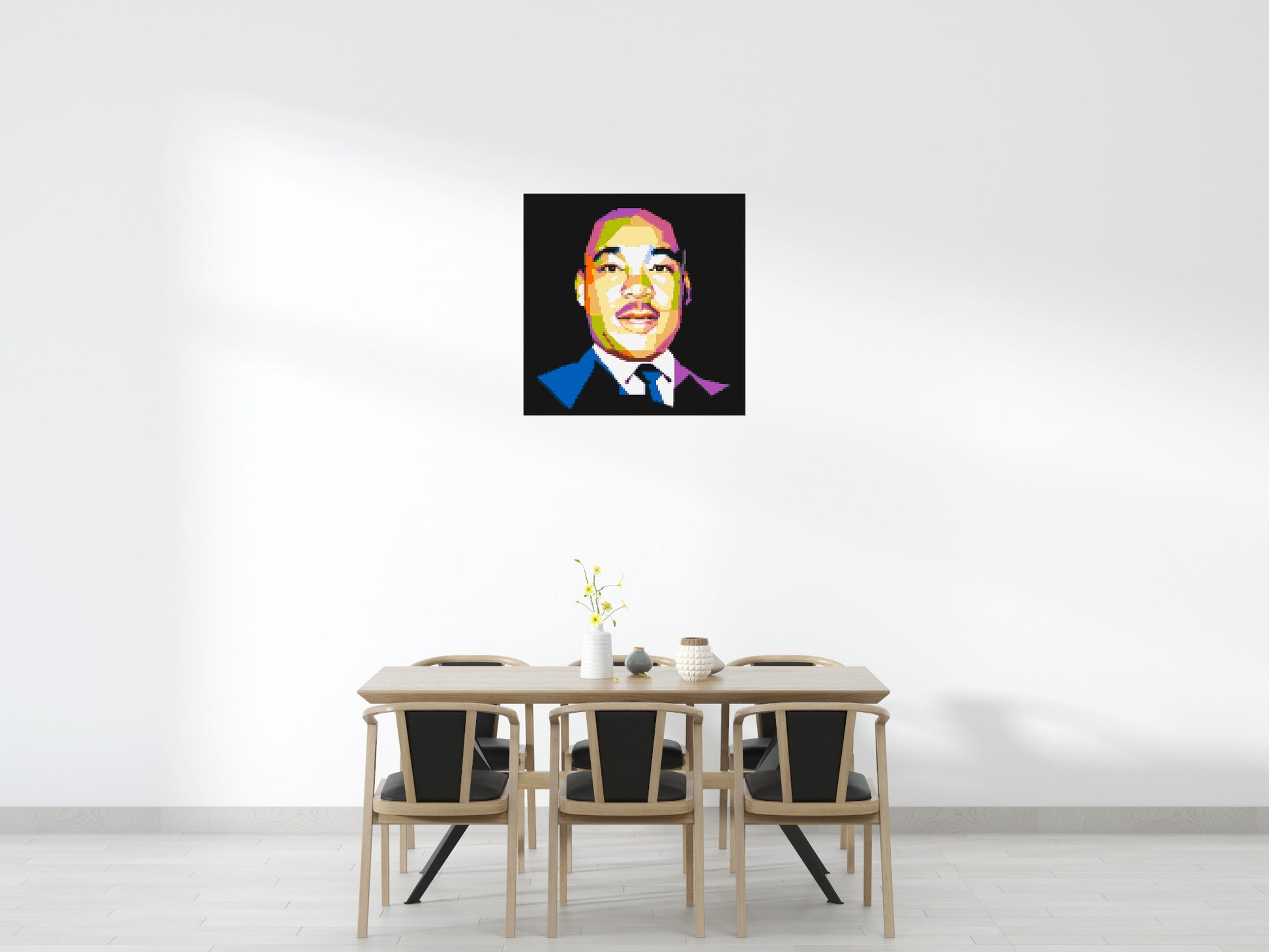 Martin Luther King Jr. - Brick Art Mosaic Kit 5x5 scene